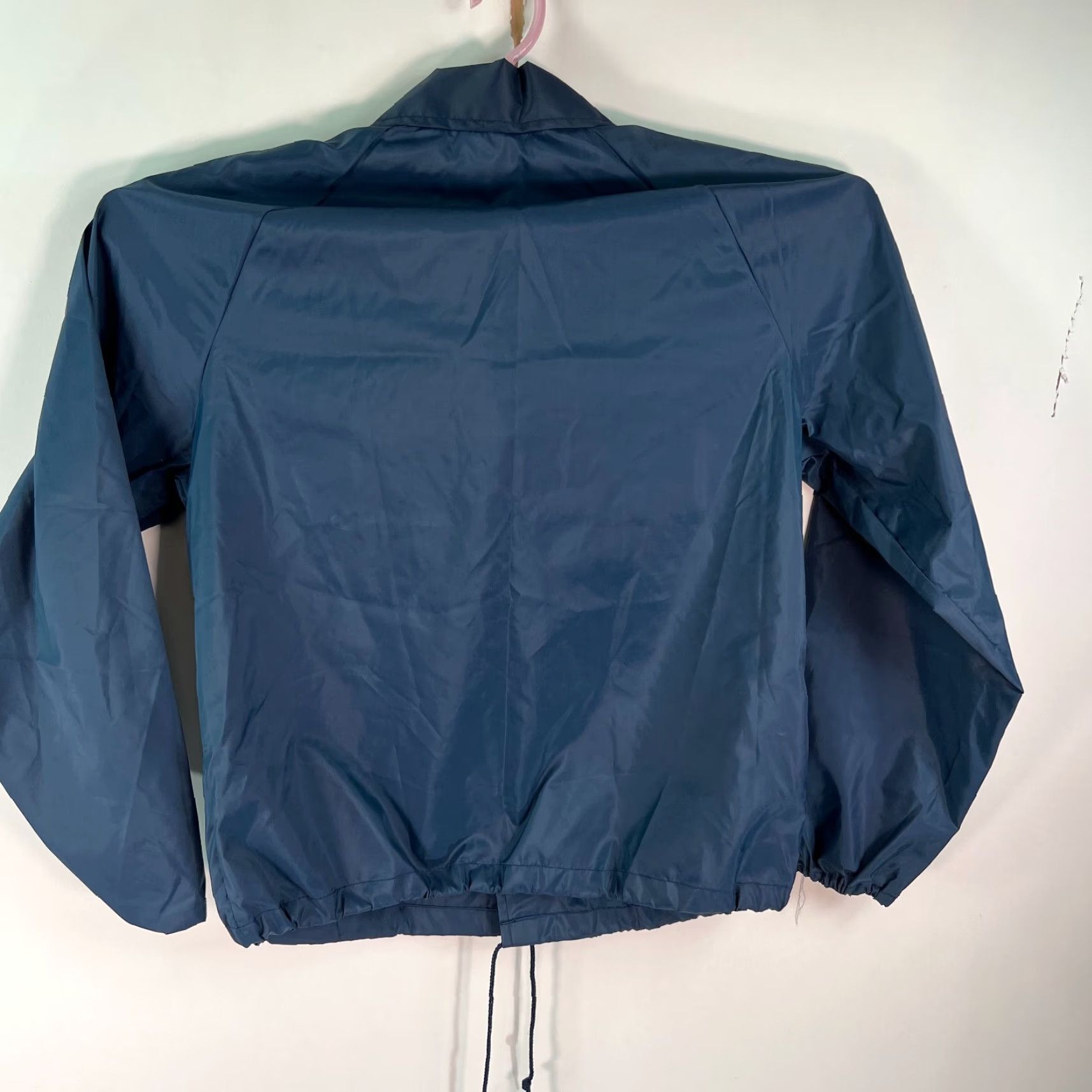 Vintage VINTAGE NAVY USS IOWA BB-61 Mens Windbreaker Jacket M Blue Snap Button Windbreaker USA Made Size US M / EU 48-50 / 2 - 2 Thumbnail
