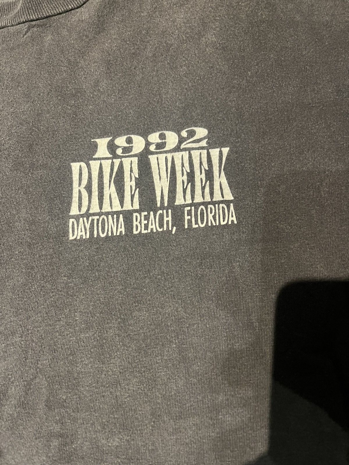 Hanes Vintage Biker Week 1992 Tshirt Size US XXL / EU 58 / 5 - 2 Thumbnail