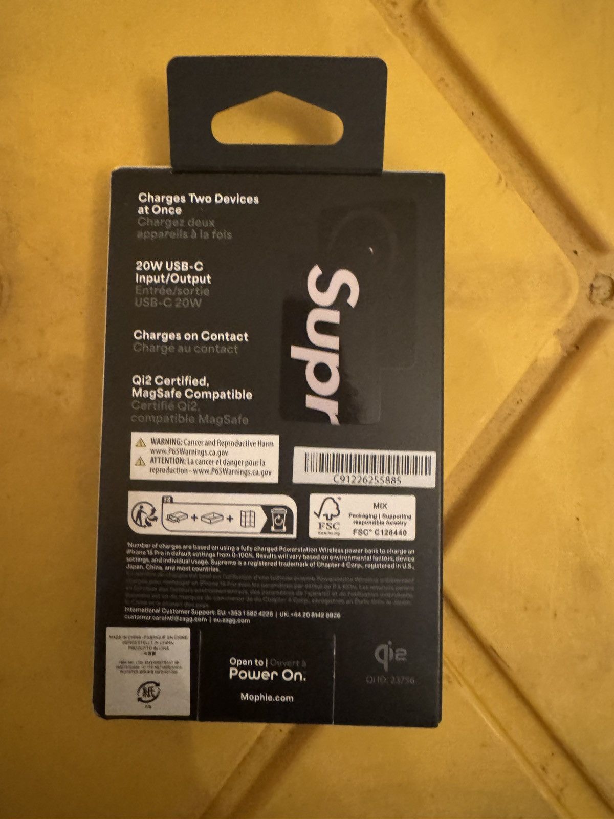 Mophie × Supreme Supreme®/mophie® Qi2 Powerstation Size ONE SIZE - 5 Thumbnail