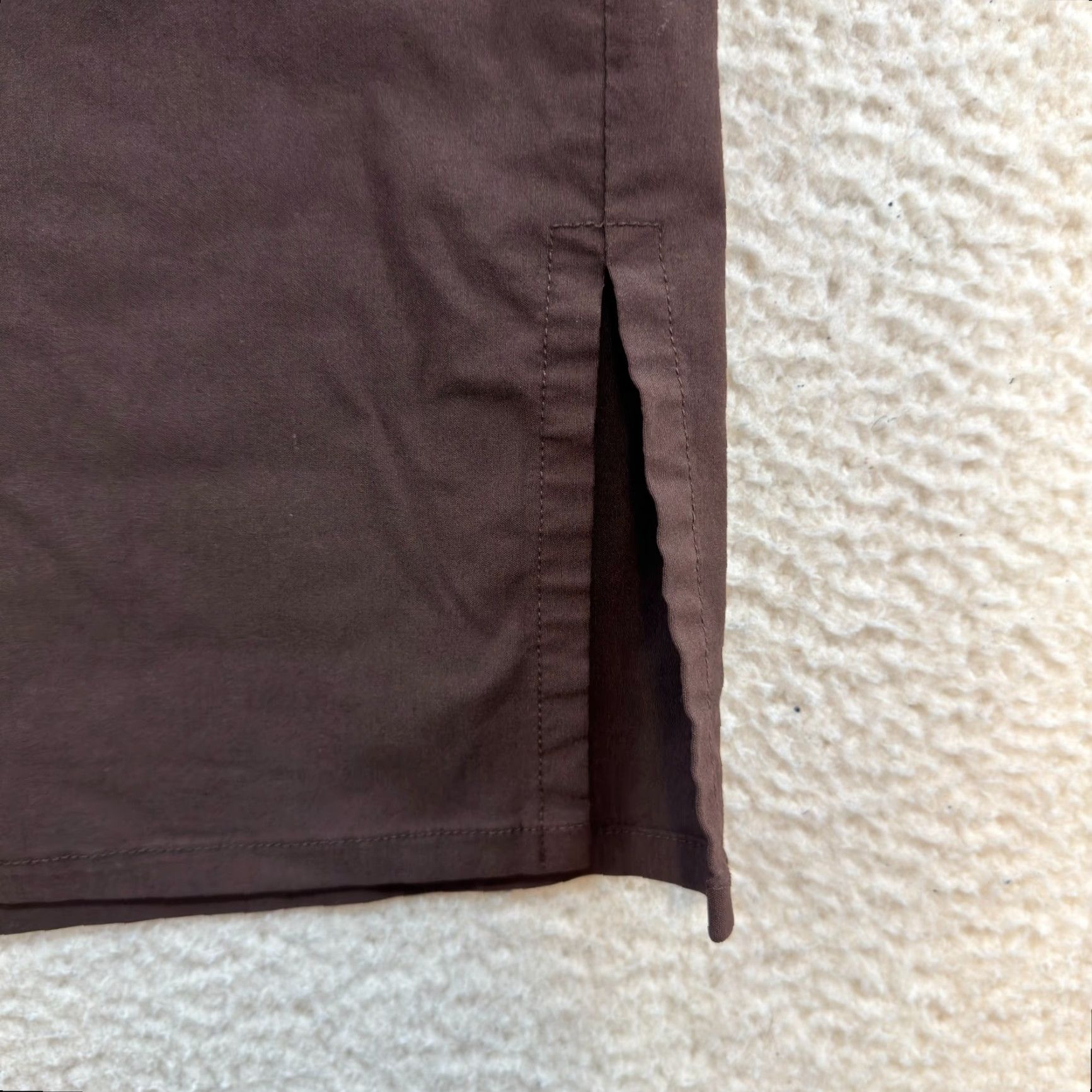 Vintage VINTAGE 90s Y2K Skirt 2 Brown Knee High Pencil Slit Office Career Corpcore Womens 2 25 Max Studio Size 26" / US 2 / IT 38 - 3 Thumbnail