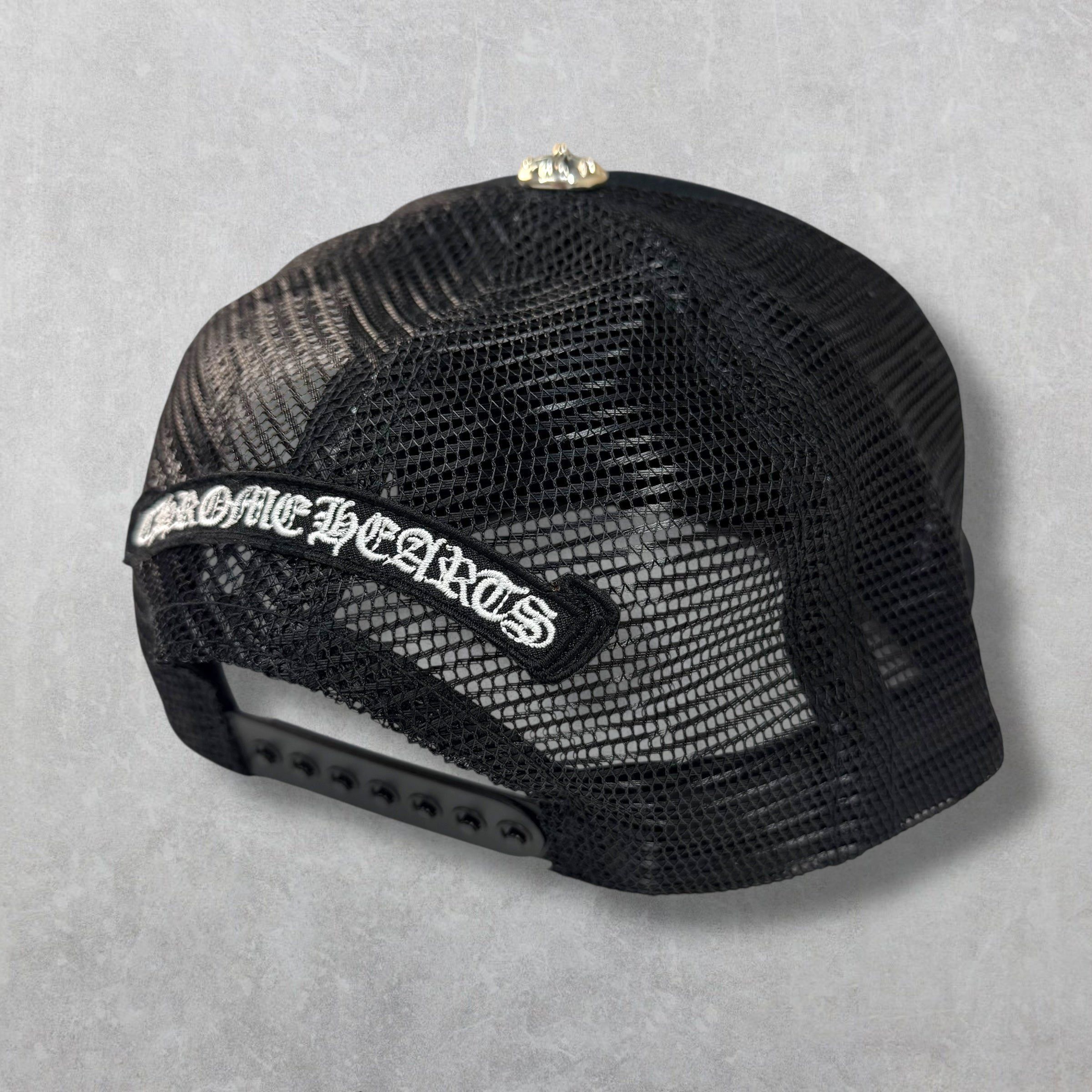 Chrome Hearts Chrome Hearts Leather White Fuck Patch Trucker Hat Size ONE SIZE - 3 Thumbnail