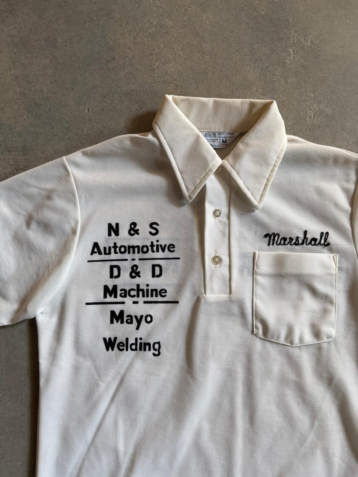 JCPenney VTG JCPenney N&S Automotive Marshall Polo Shirt Sz M Size US M / EU 48-50 / 2 - 3 Thumbnail