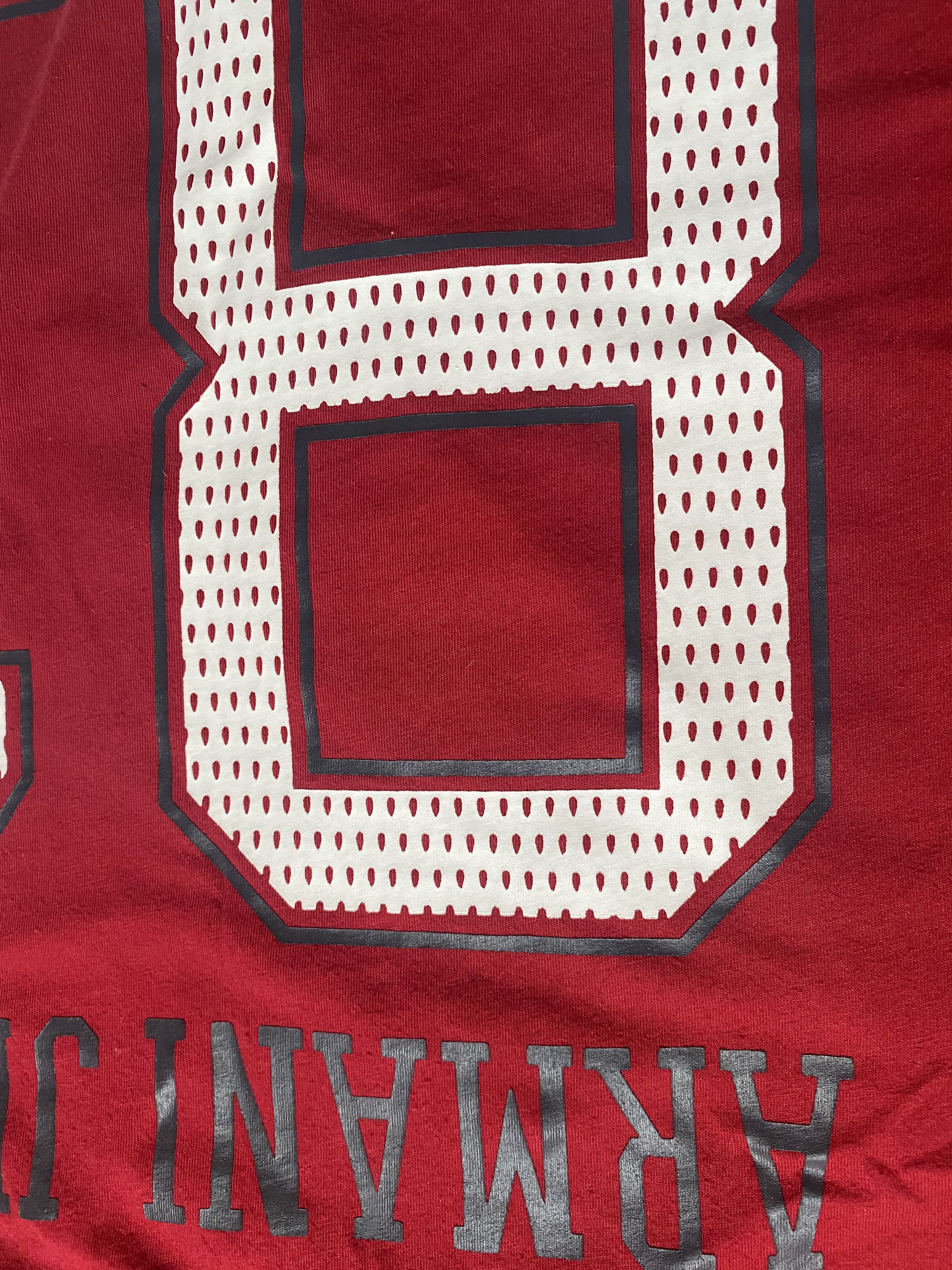 Armani × Emporio Armani × Giorgio Armani Armani Jeans T-shirt Tank Top – Red with Logo 81 🔥 Size US L / EU 52-54 / 3 - 3 Thumbnail