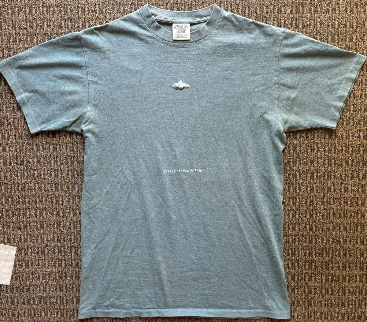 Vintage Vintage 90s Slight Chance of Rain Tee Size US L / EU 52-54 / 3 - 1 Thumbnail