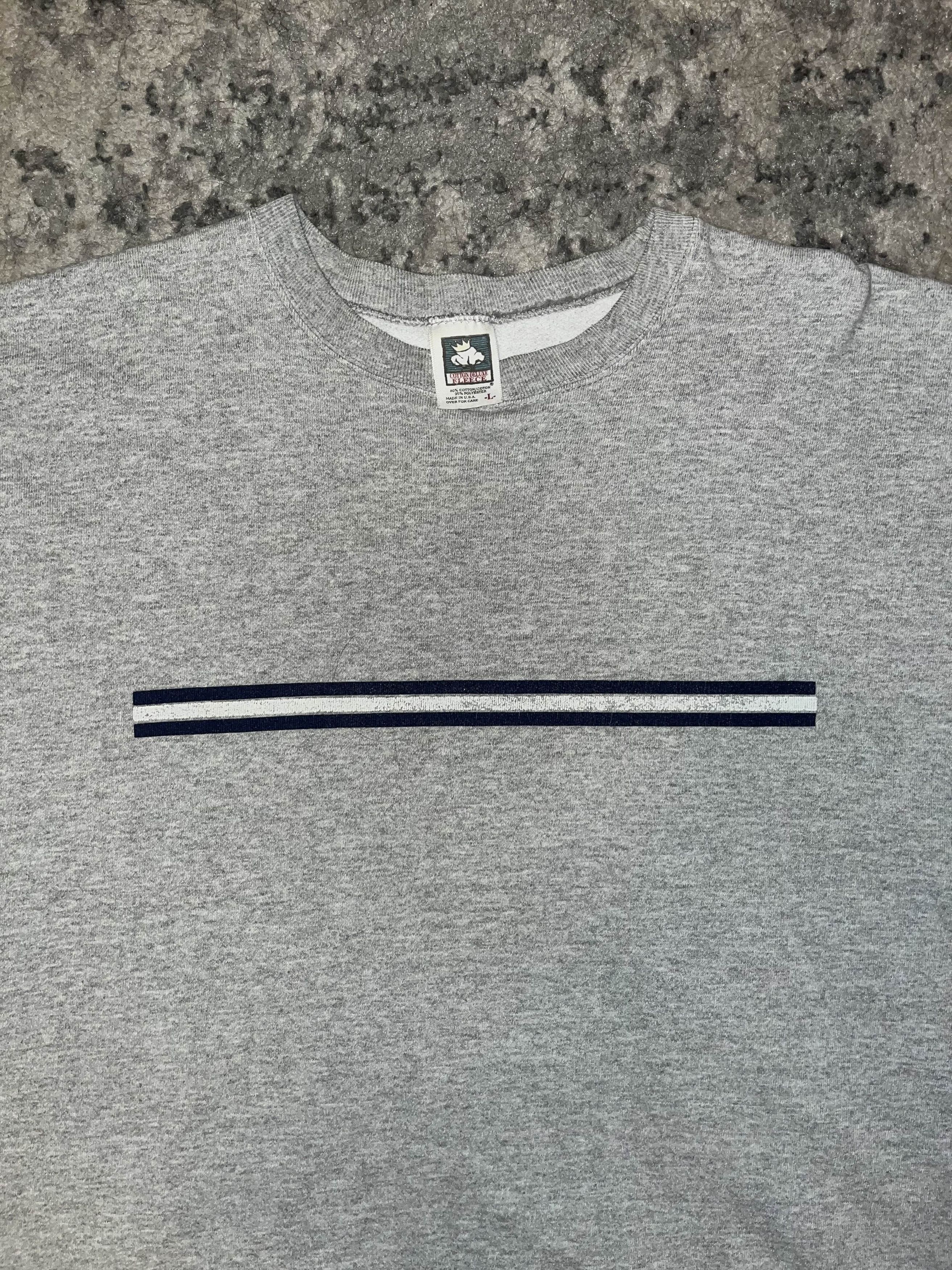 Vintage Vintage 90s Blue Hawaii Surf Striped Sweatshirt Size US L / EU 52-54 / 3 - 2 Thumbnail