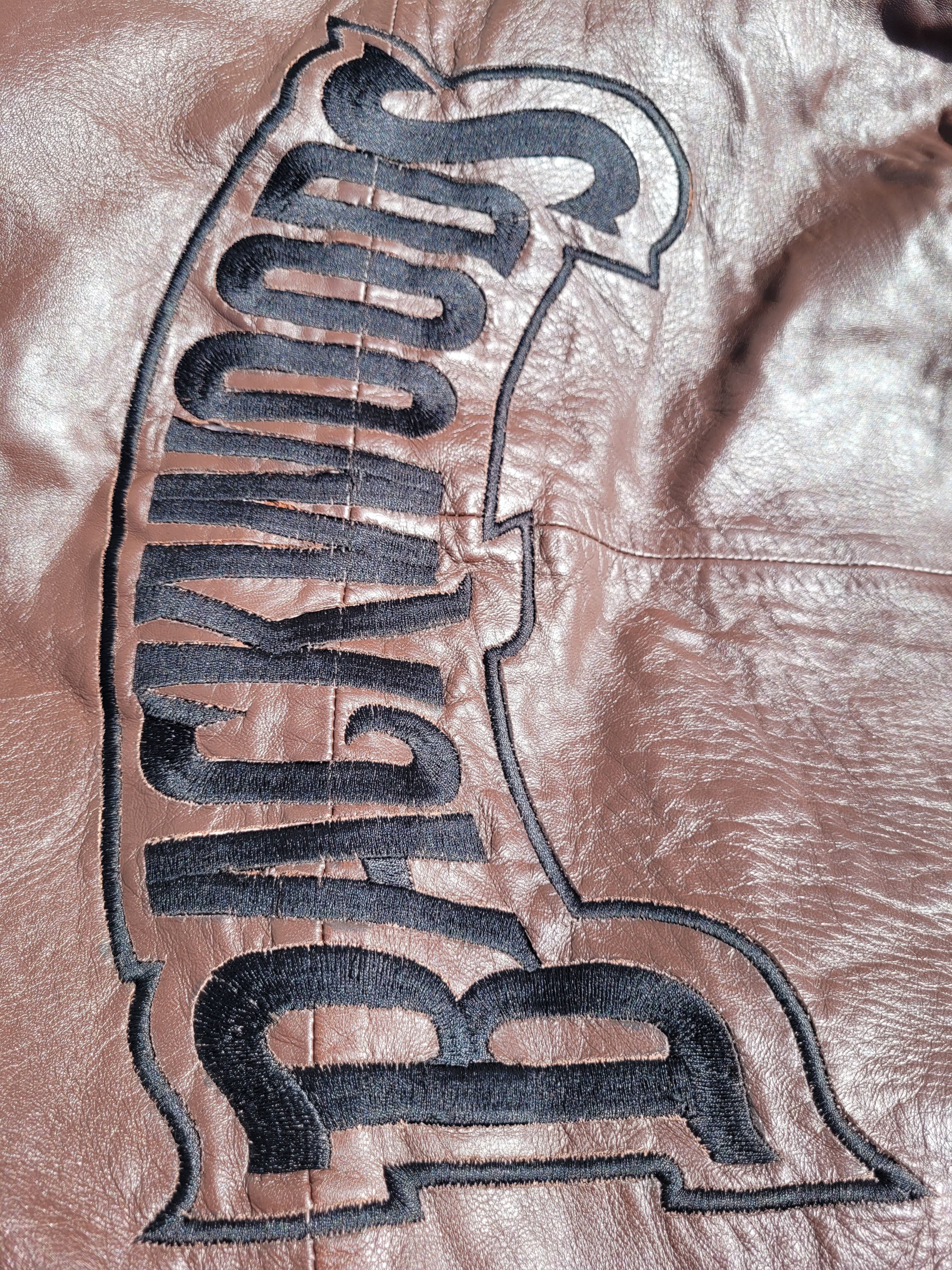 Genuine Leather Rare Backwoods 100% Leather Bomber Jacket Size US XL / EU 56 / 4 - 4 Thumbnail