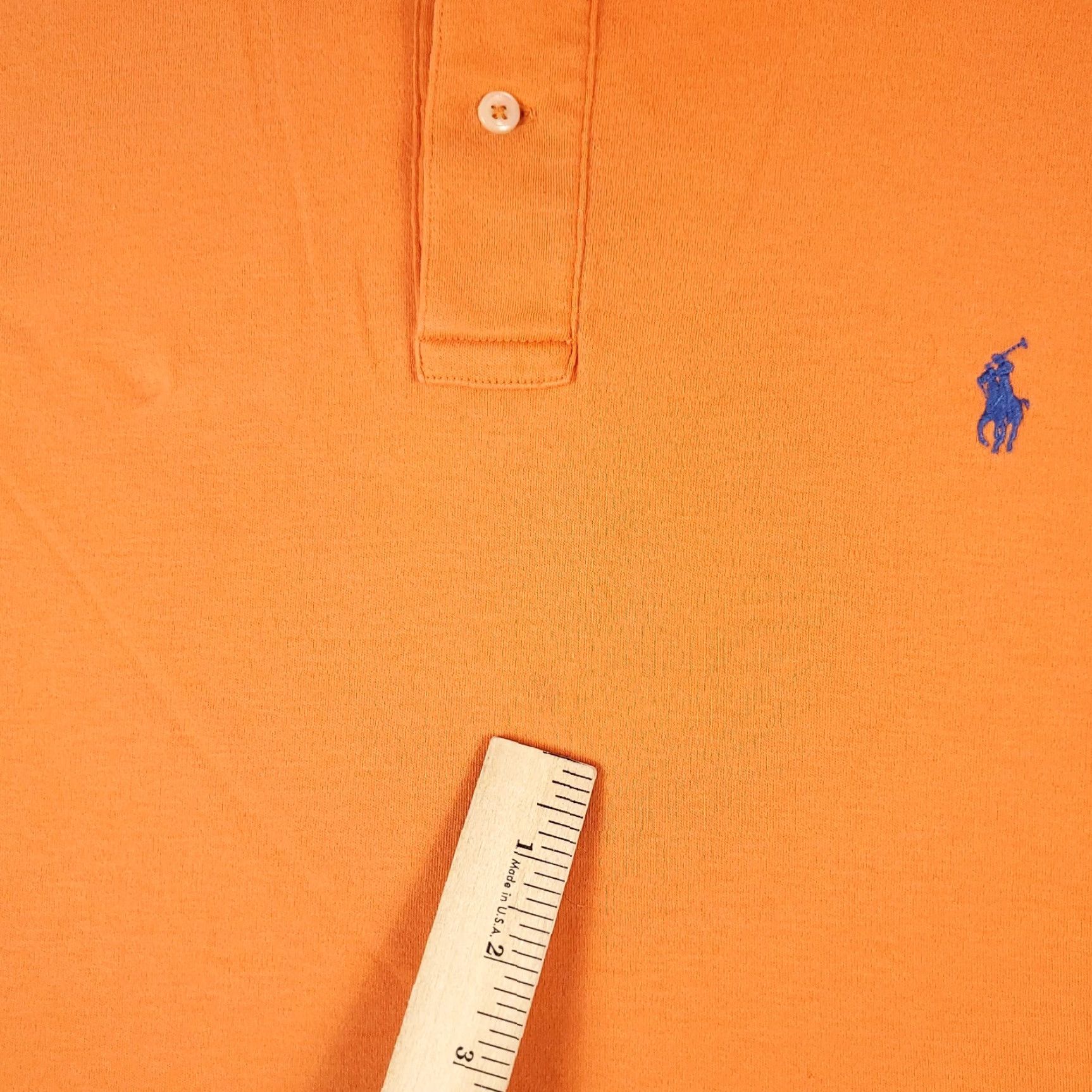 Ralph Lauren Ralph Lauren Polo Shirt Men 2XL Orange Short Sleeve Cotton Size US XXL / EU 58 / 5 - 4 Thumbnail