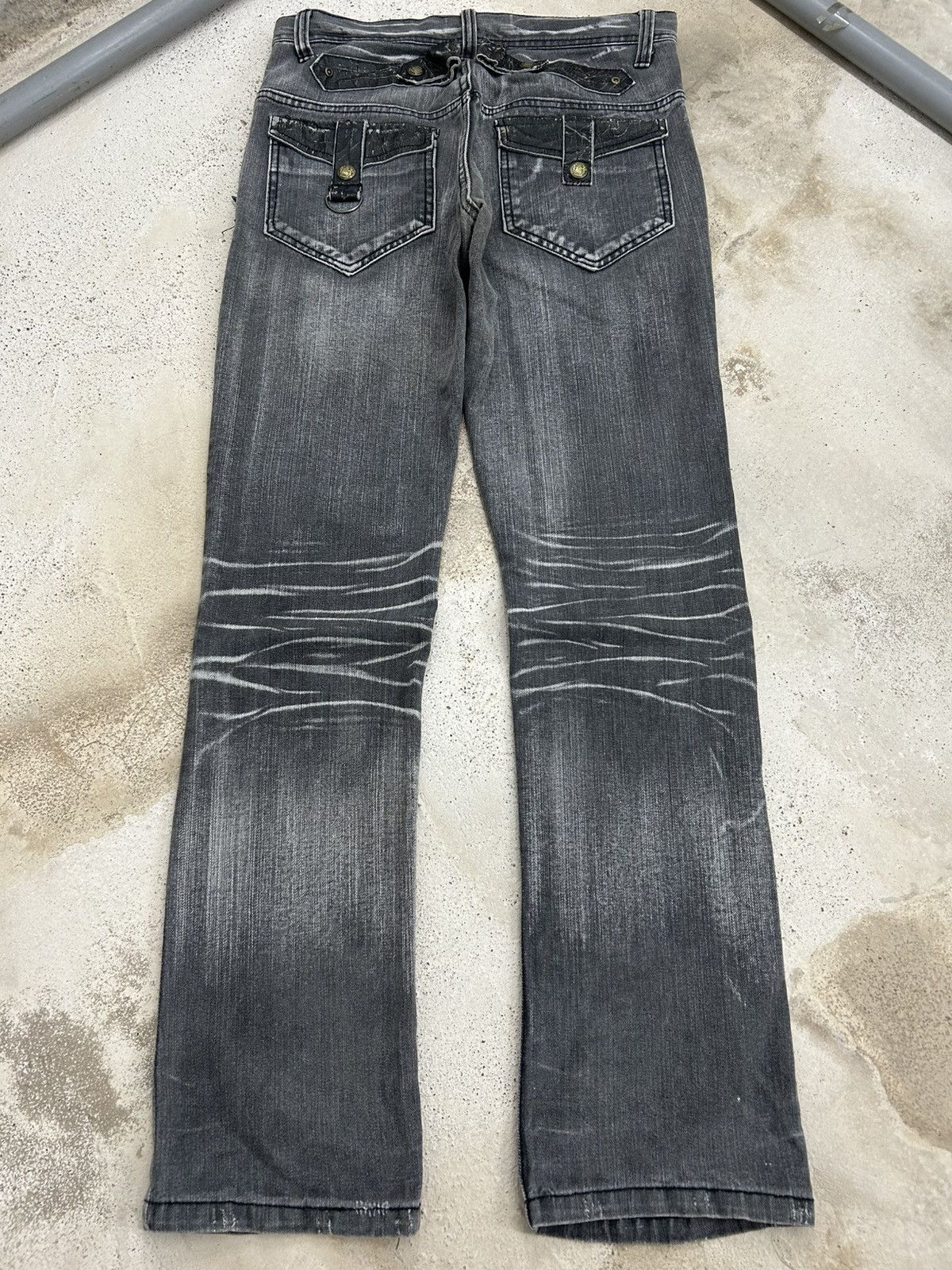 If Six Was Nine Clone Deugru Japan Grey Wash Punkers Pocket Zipper Size US 31 - 12 Thumbnail