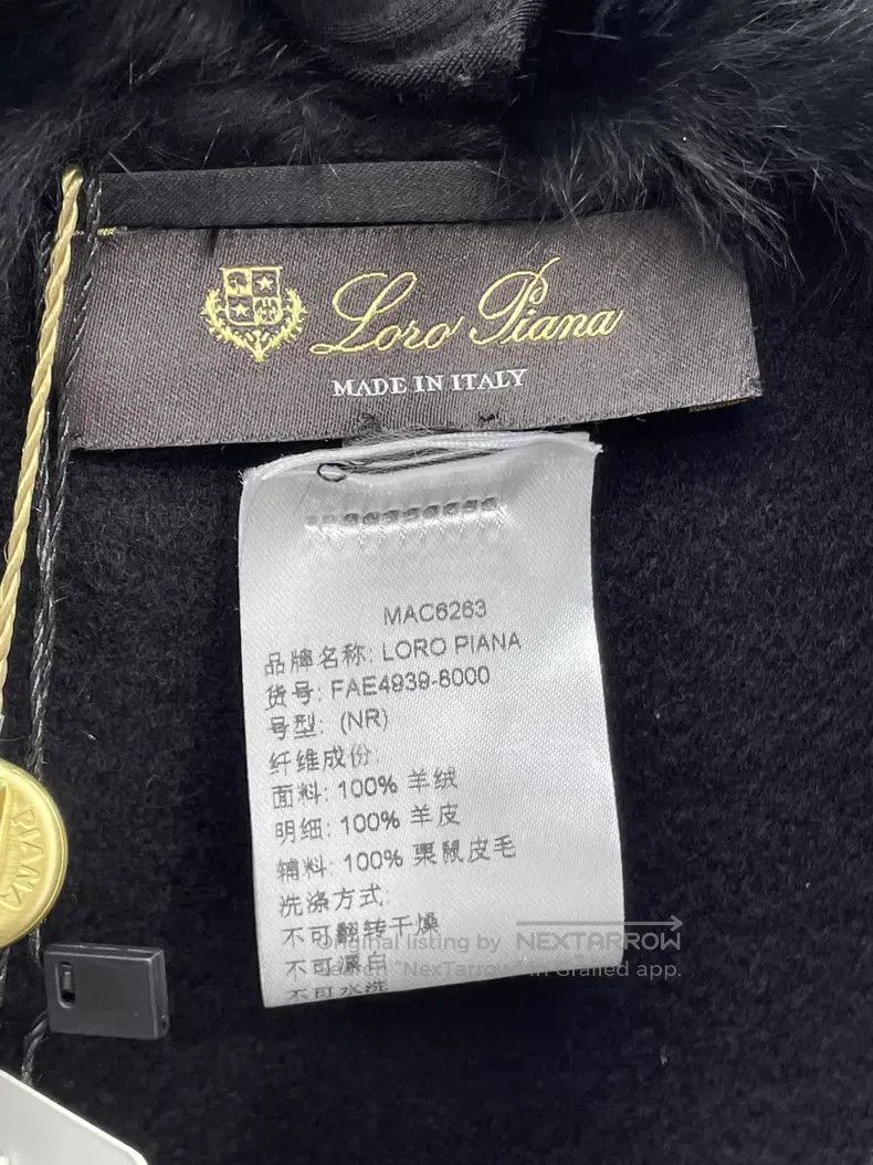 Loro Piana Loro Piana Black rabbit + cashmere cloak coat Size M / US 6-8 / IT 42-44 - 7 Thumbnail