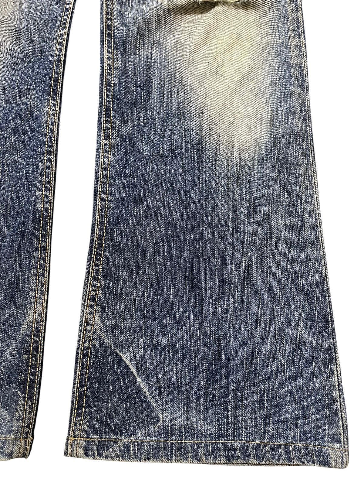 Edwin Edwin Rebel Vintage Blue Faded Wash Distress Baggy Jeans Size US 32 / EU 48 - 8 Thumbnail