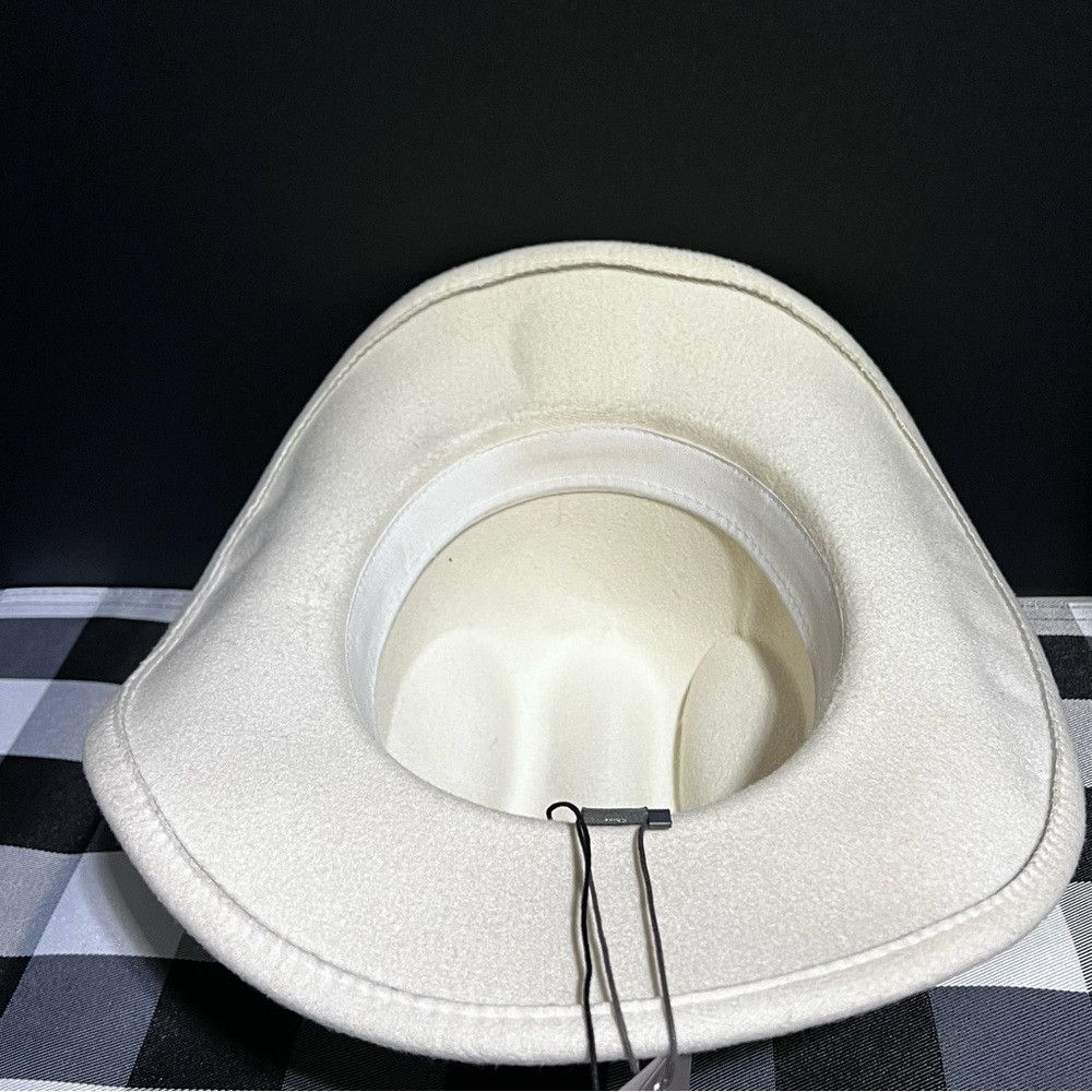 Vince Camuto Vince Camuto Women's White Polyester Cowboy Style Hat With Size ONE SIZE - 5 Thumbnail