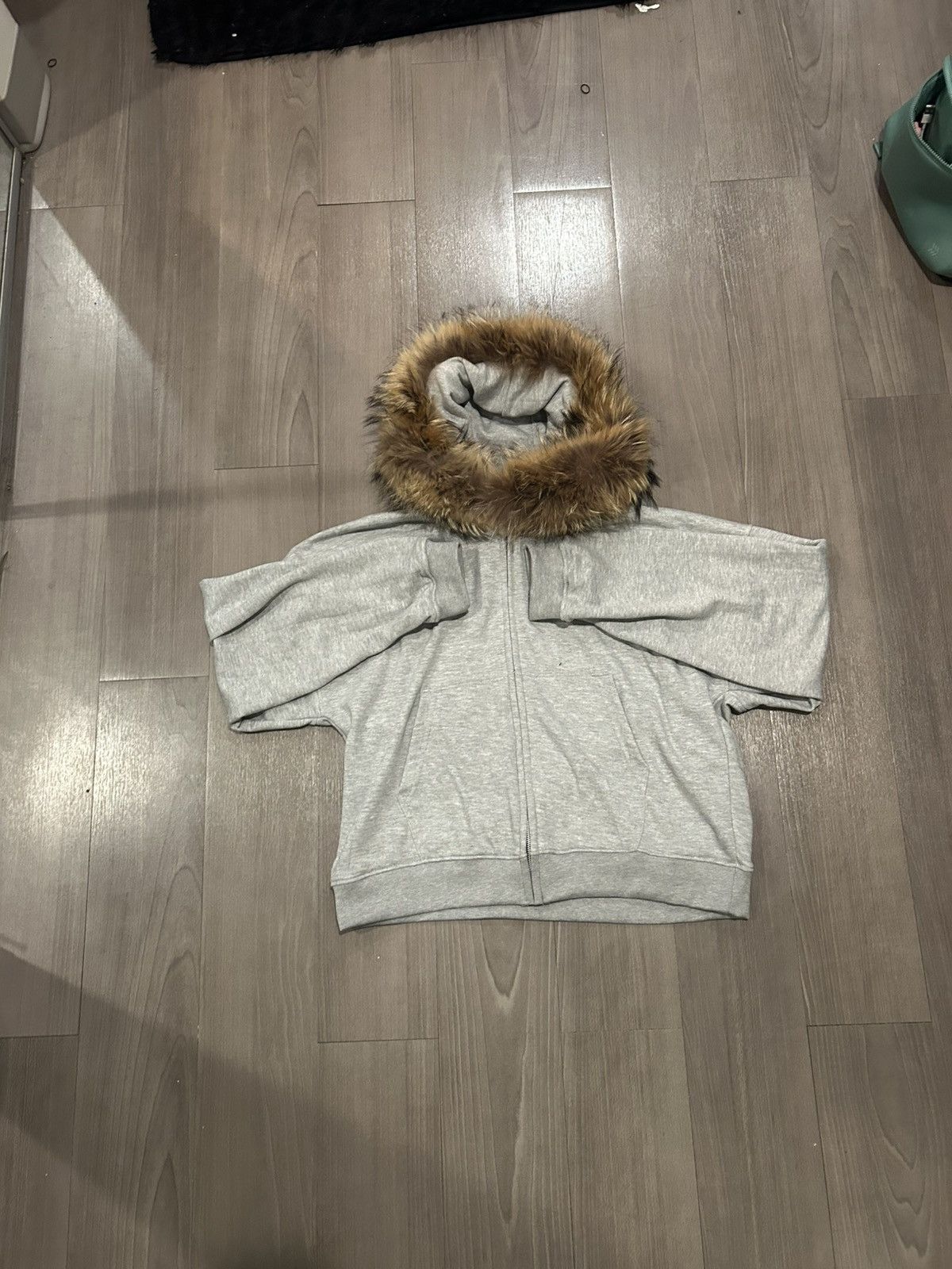 Japanese Brand Fur Grey Zip Up Size US M / EU 48-50 / 2 - 2 Thumbnail