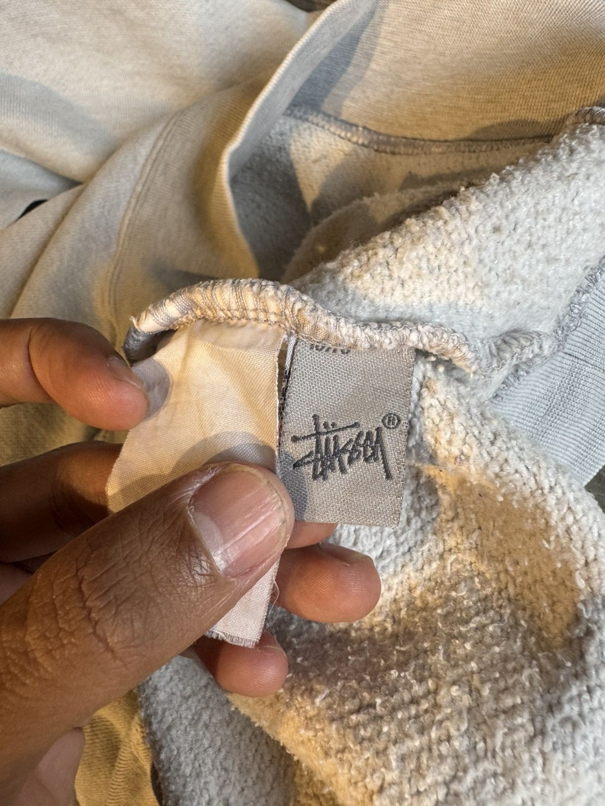 Stussy VINTAGE STUSSY BLOCK SPORT GREY HOODIE Size US L / EU 52-54 / 3 - 9 Thumbnail