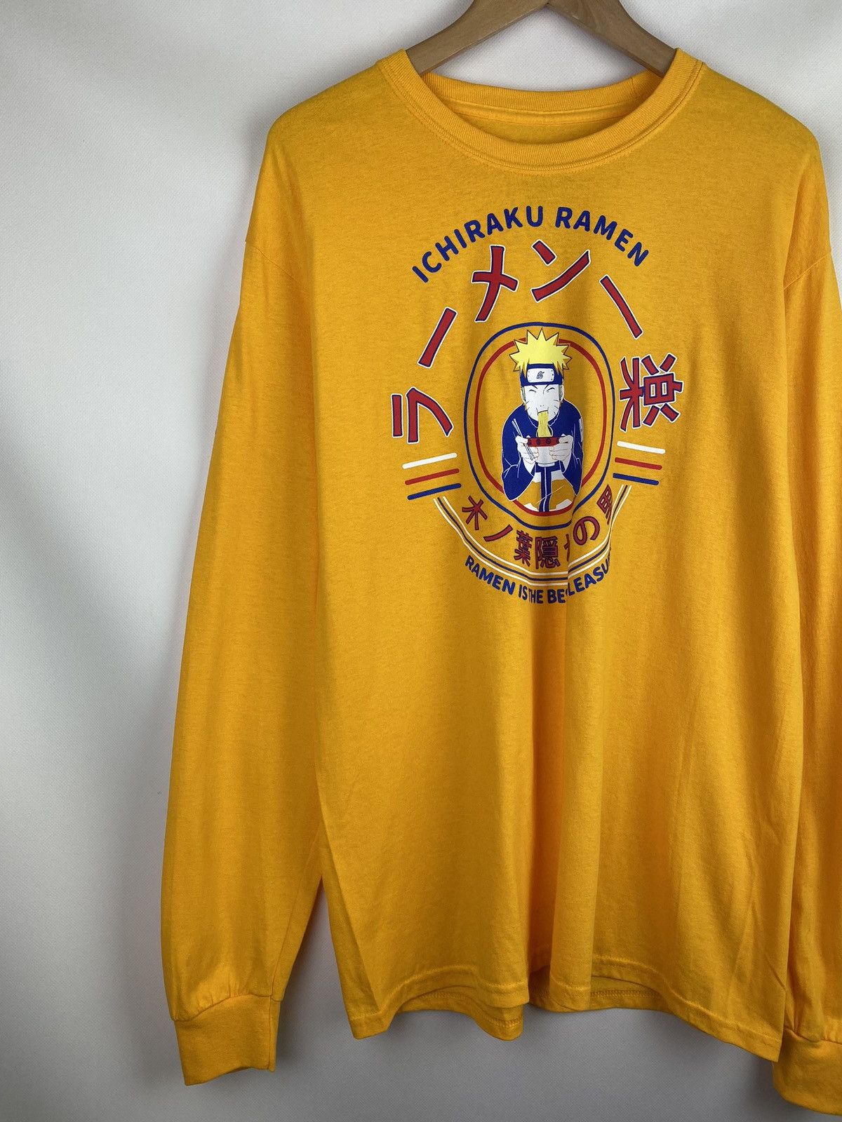 Anime Naruto Shippuden anime men’s long sleeve t shirt size L Size US L / EU 52-54 / 3 - 2 Thumbnail