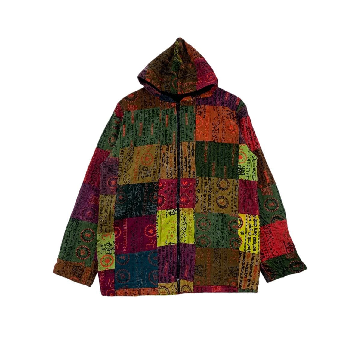 Vintage Vintage BORO SASHIKO PATCHWORK Over Print Jacket Parka Size US M / EU 48-50 / 2 - 1 Thumbnail