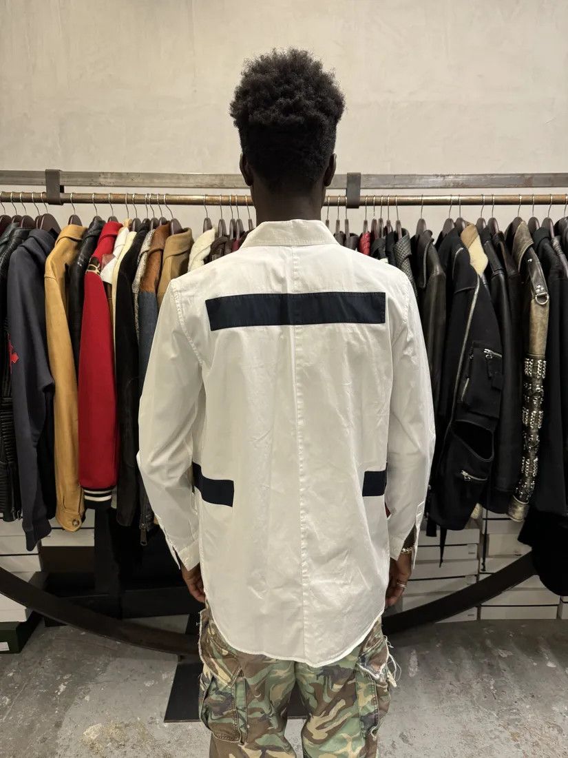 Designer × Givenchy × Vintage Givenchy Sample White & Black Contemporary Sample Shirt Size US S / EU 44-46 / 1 - 3 Thumbnail