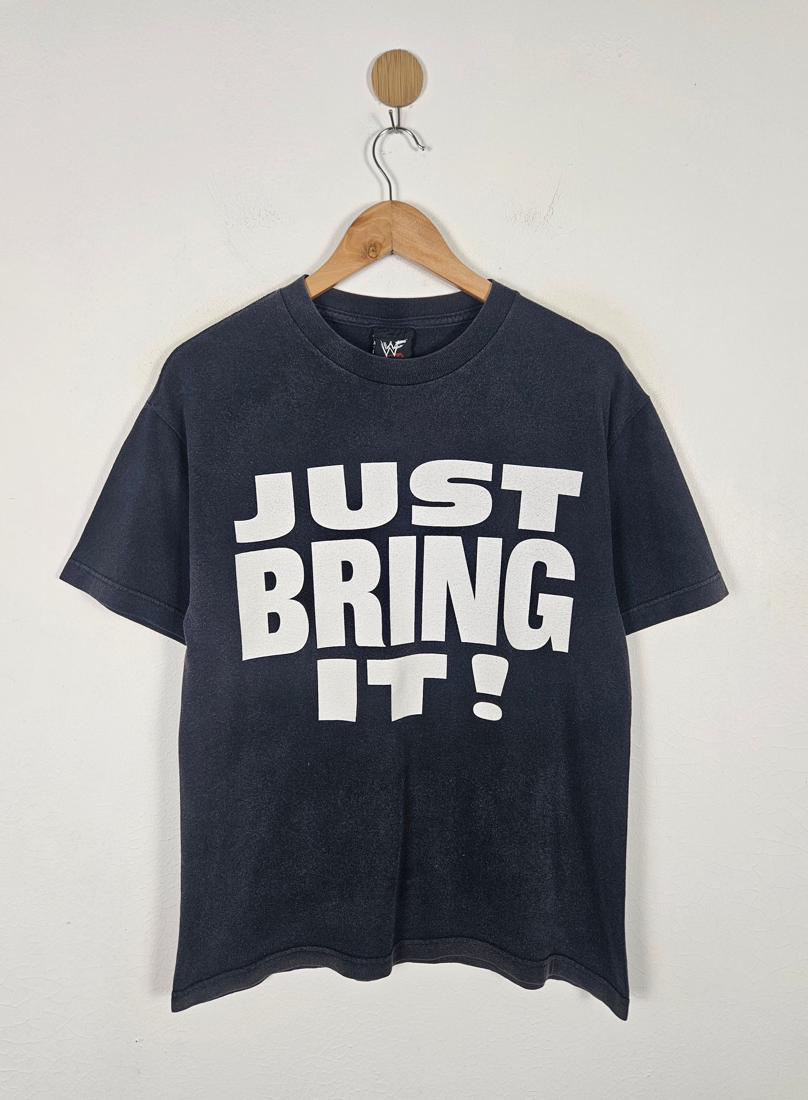 WWF Vintage The Rock Just Bring It shirt Size US M / EU 48-50 / 2 - 1 Thumbnail