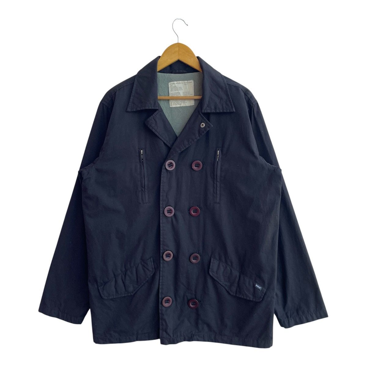 Stussy Stüssy Deck Jacket—U.S. Navy Double Breasted Workwear Jacket Size US L / EU 52-54 / 3 - 1 Thumbnail