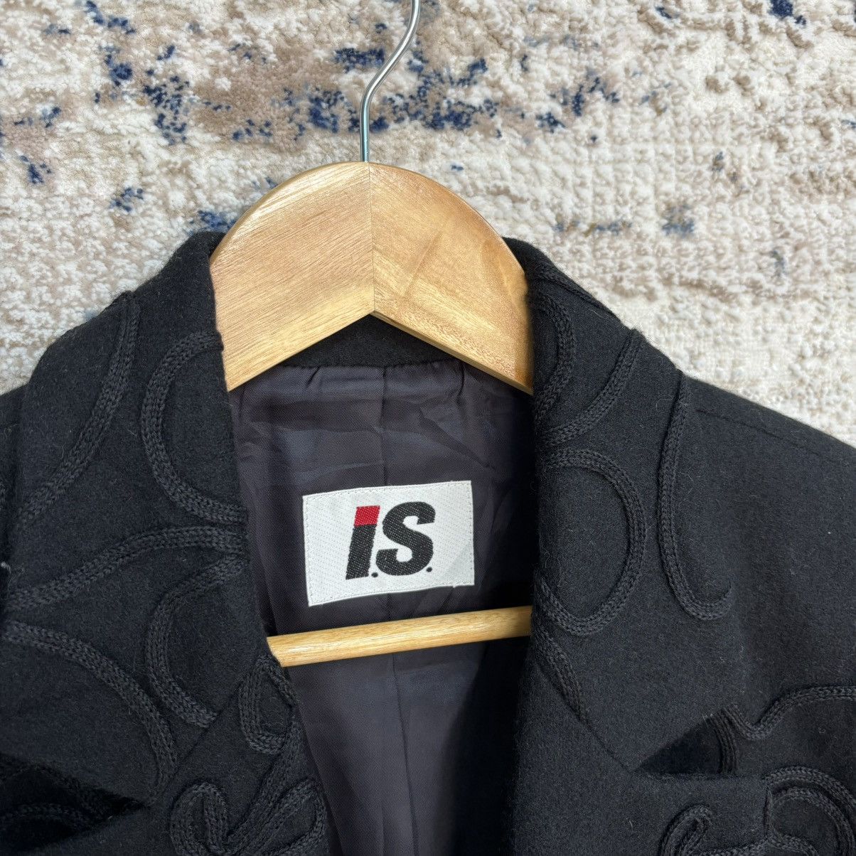 Issey Miyake ISSEY MIYAKI I.S Embroidered Pattern Wool Jacket Size US M / EU 48-50 / 2 - 2 Thumbnail