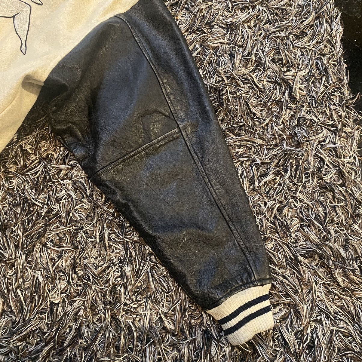Hysteric Glamour × Vintage ARCHIVE💥VINTAGE RARE 1984 Hysteric Glamour Leather Varsity Size US M / EU 48-50 / 2 - 8 Thumbnail