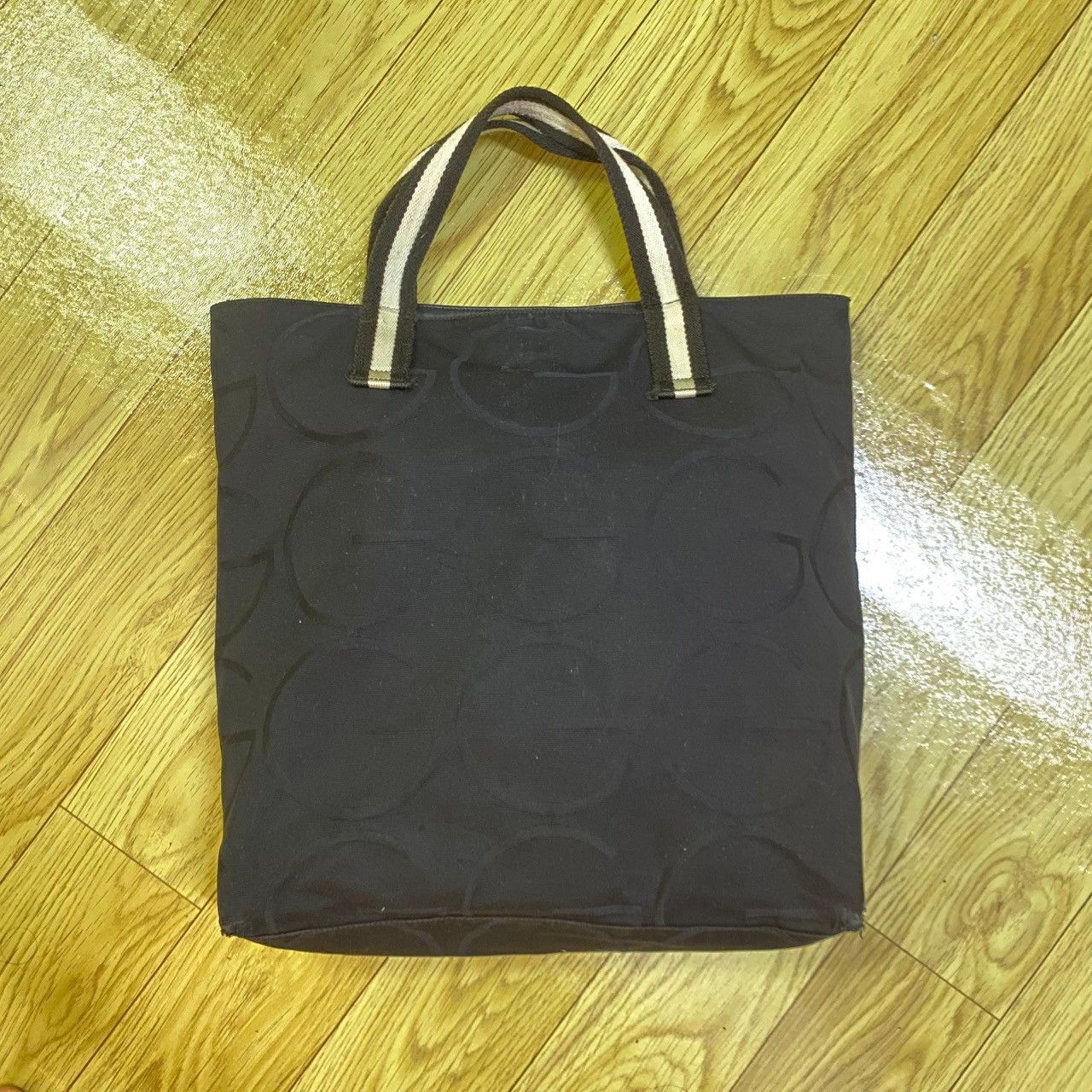 Gucci Gucci Tote Bag Black Canvas 123439 Hand Women's Men's Size ONE SIZE - 2 Thumbnail