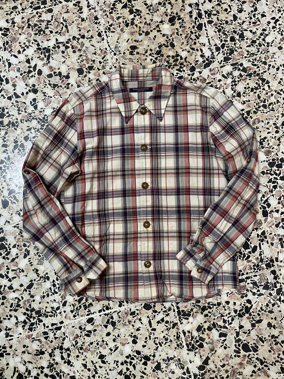 Japanese Brand × Journal Standard Journal Standard Madras Rockabilly Plaids & Checks Workwear Size US M / EU 48-50 / 2 - 1 Thumbnail