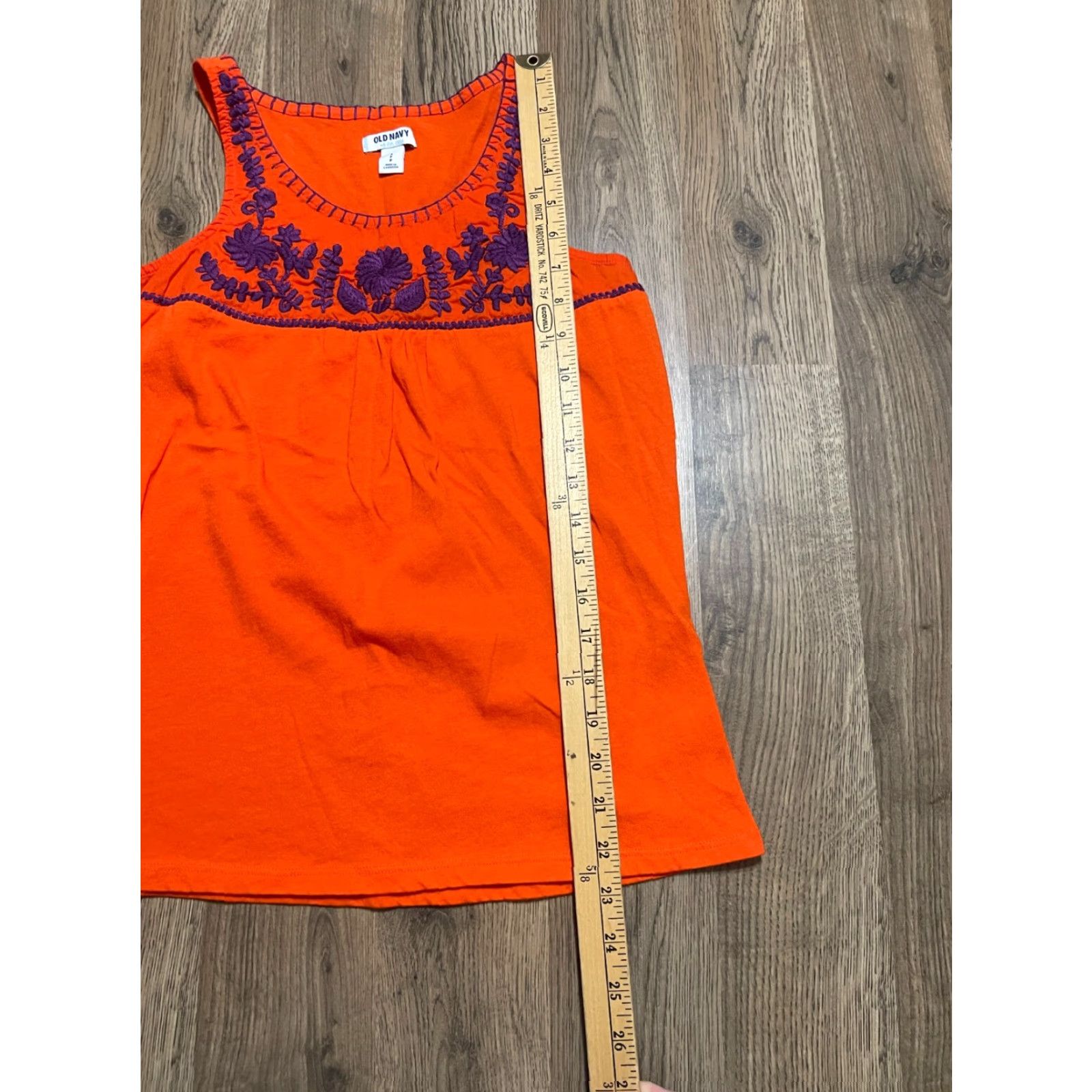 Old Navy Old Navy Tank Top Women S Sleeveless Purple Orange Tank Shirt Casual Summer Size S / US 4 / IT 40 - 5 Thumbnail