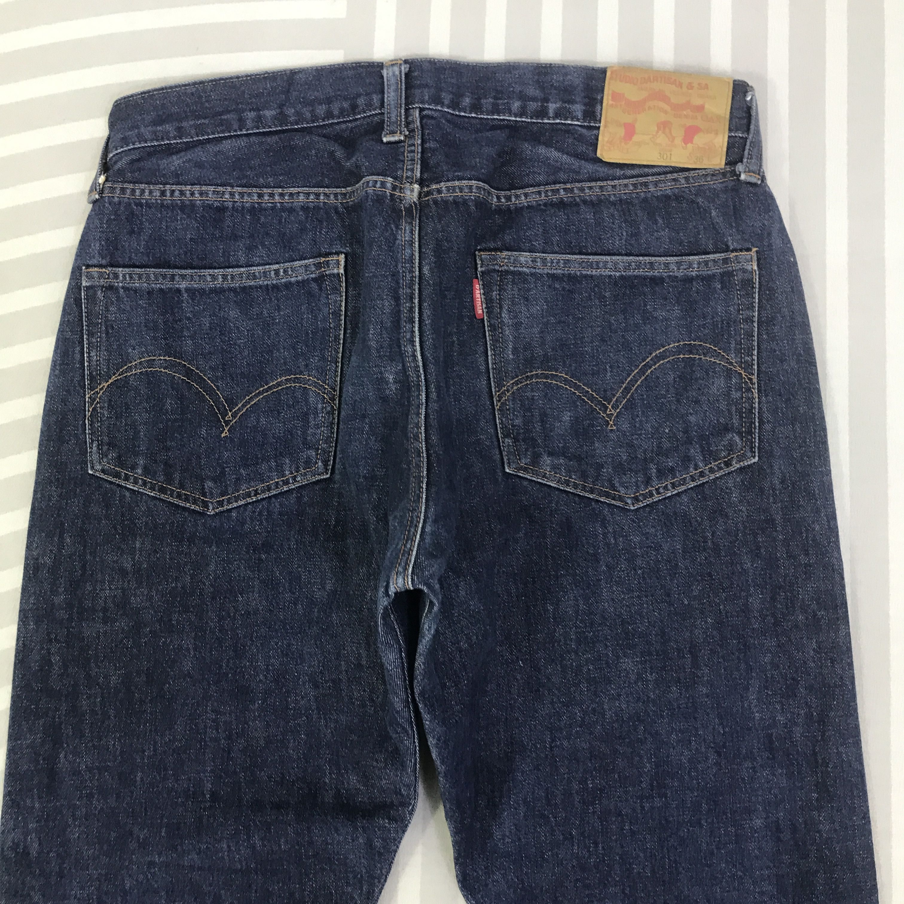 Studio D'Artisan Vintage Studio D Artisan Blue Denim Jeans PantsK130B4 Size US 33 - 5 Thumbnail