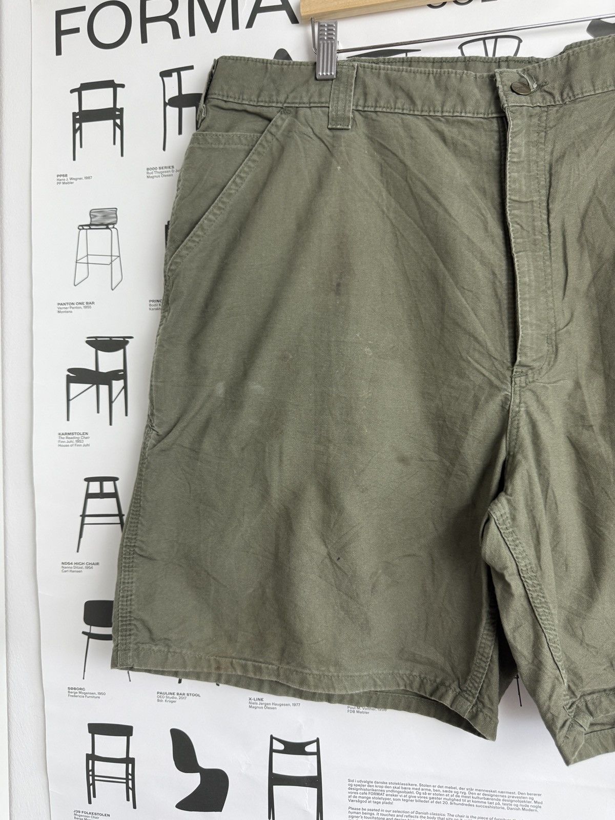 Carhartt Vintage 90s Carhartt carpenter shorts 42 workwear skate usa Size US 42 / EU 58 - 6 Thumbnail