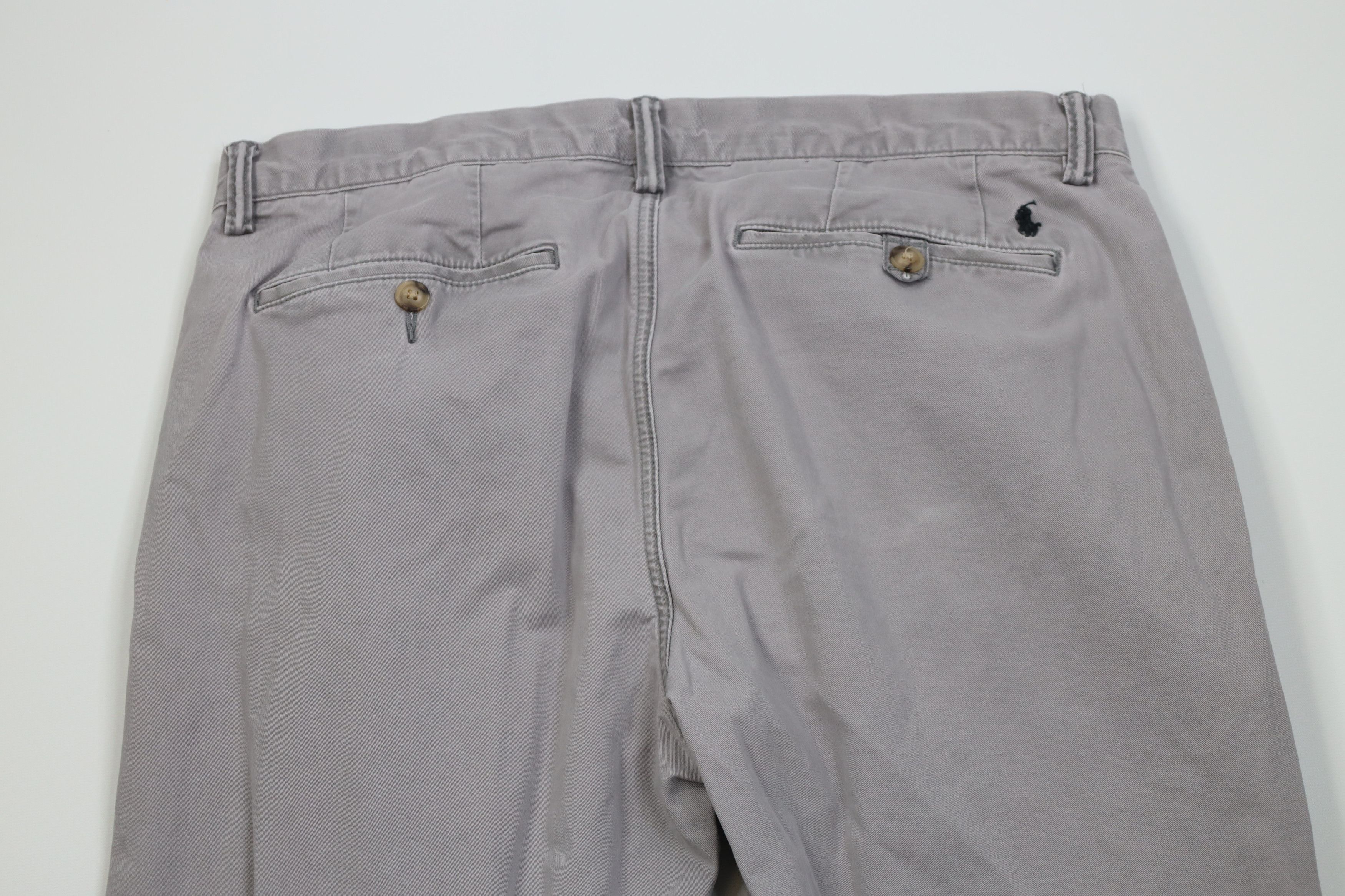 Ralph Lauren Vintage Y2K Ralph Lauren Straight Fit Chino Pants Gray Size US 33 - 10 Thumbnail