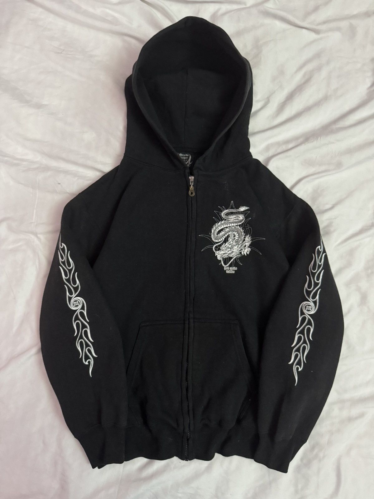 If Six Was Nine Y2K Sukajan Japan Dragon Pull Over Hoodie Size US M / EU 48-50 / 2 - 3 Thumbnail