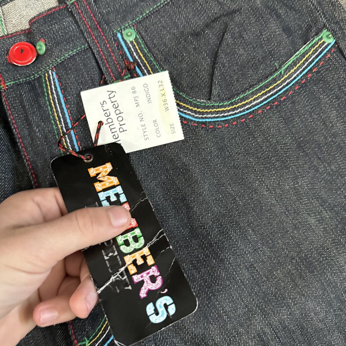 JNCO × Japanese Brand × Vintage Vintage Y2K members property baggy wide leg cybergoth jeans Size US 36 / EU 52 - 7 Thumbnail