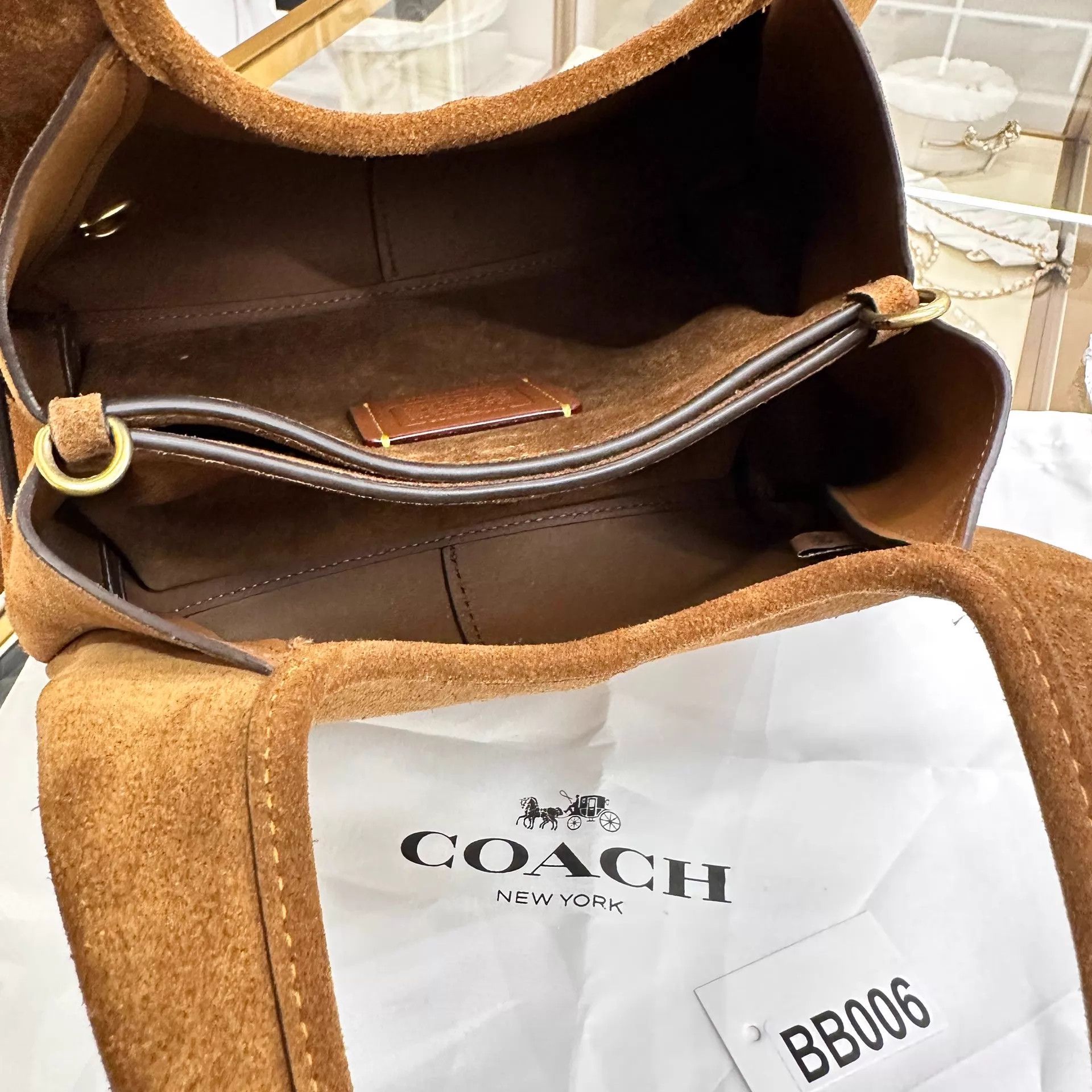 Coach Coach Lana23 Suede Tote 23x14x18 Size ONE SIZE - 7 Thumbnail