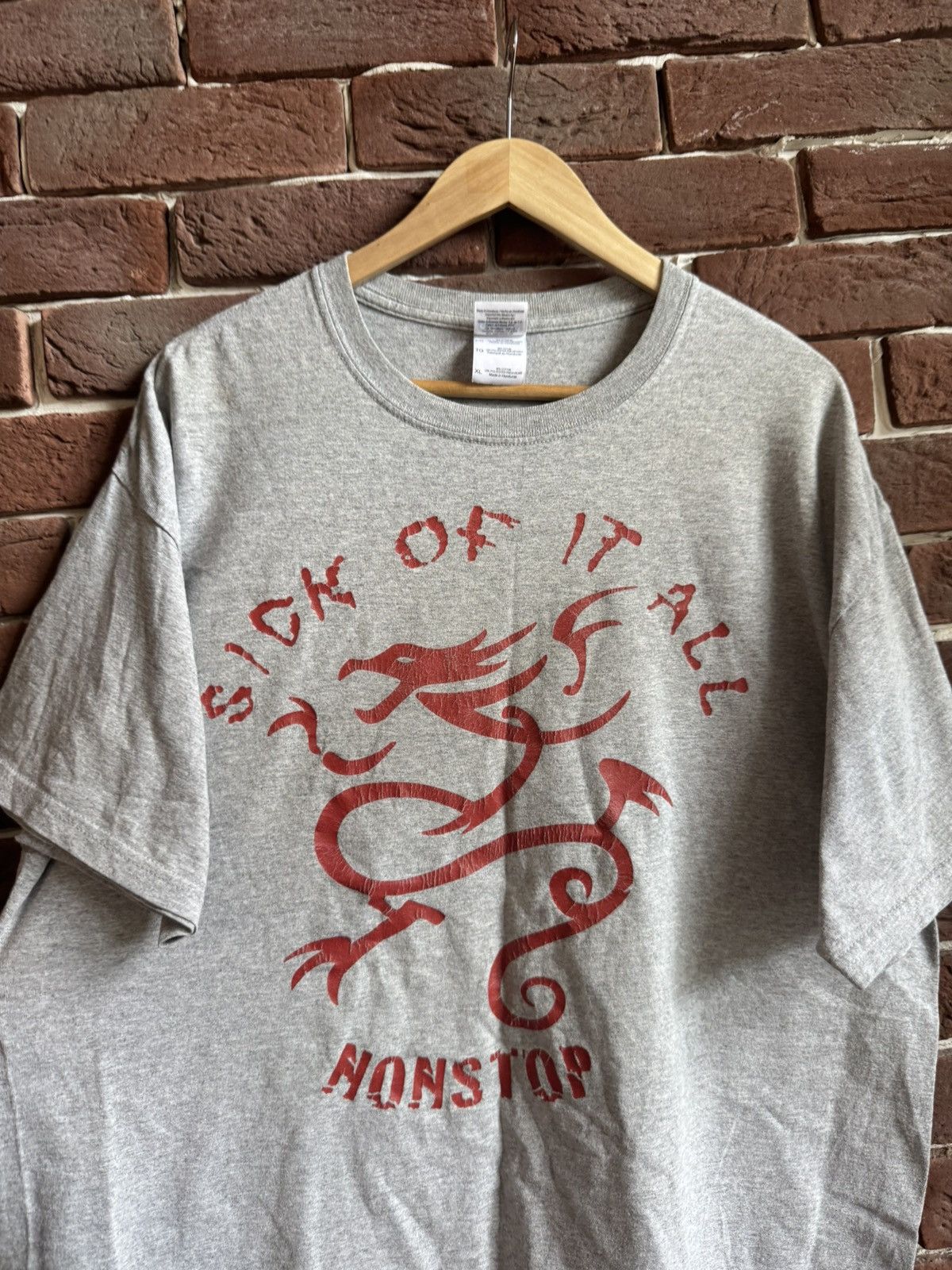 Band Tees × Vintage 00s Sick Of It All Nonstop Vintage Hardcore Punk Band Tee Size US XL / EU 56 / 4 - 2 Thumbnail