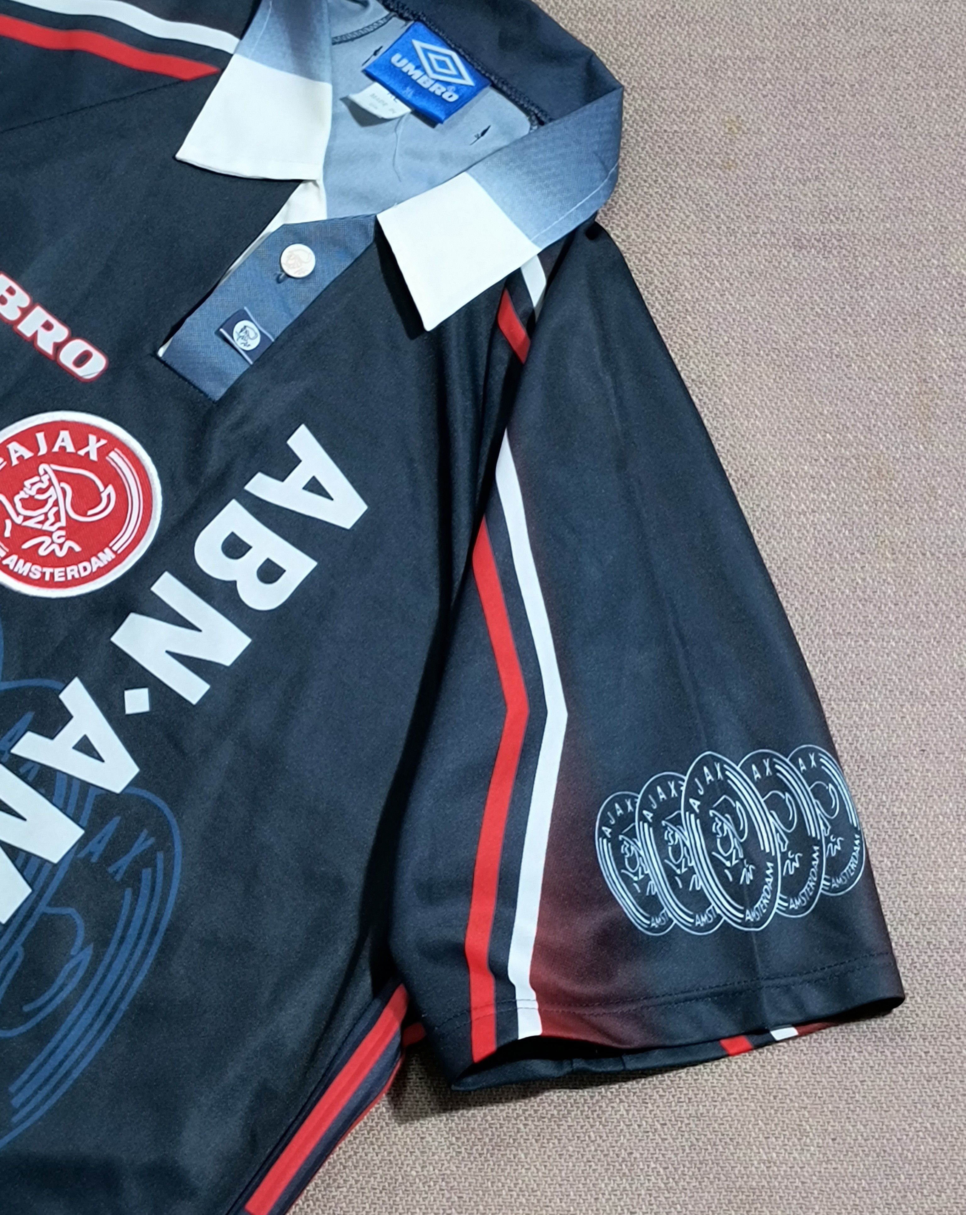 Umbro VNDS Vintage Umbro Ajax Amsterdam away jersey 1996 Size US XL / EU 56 / 4 - 5 Thumbnail