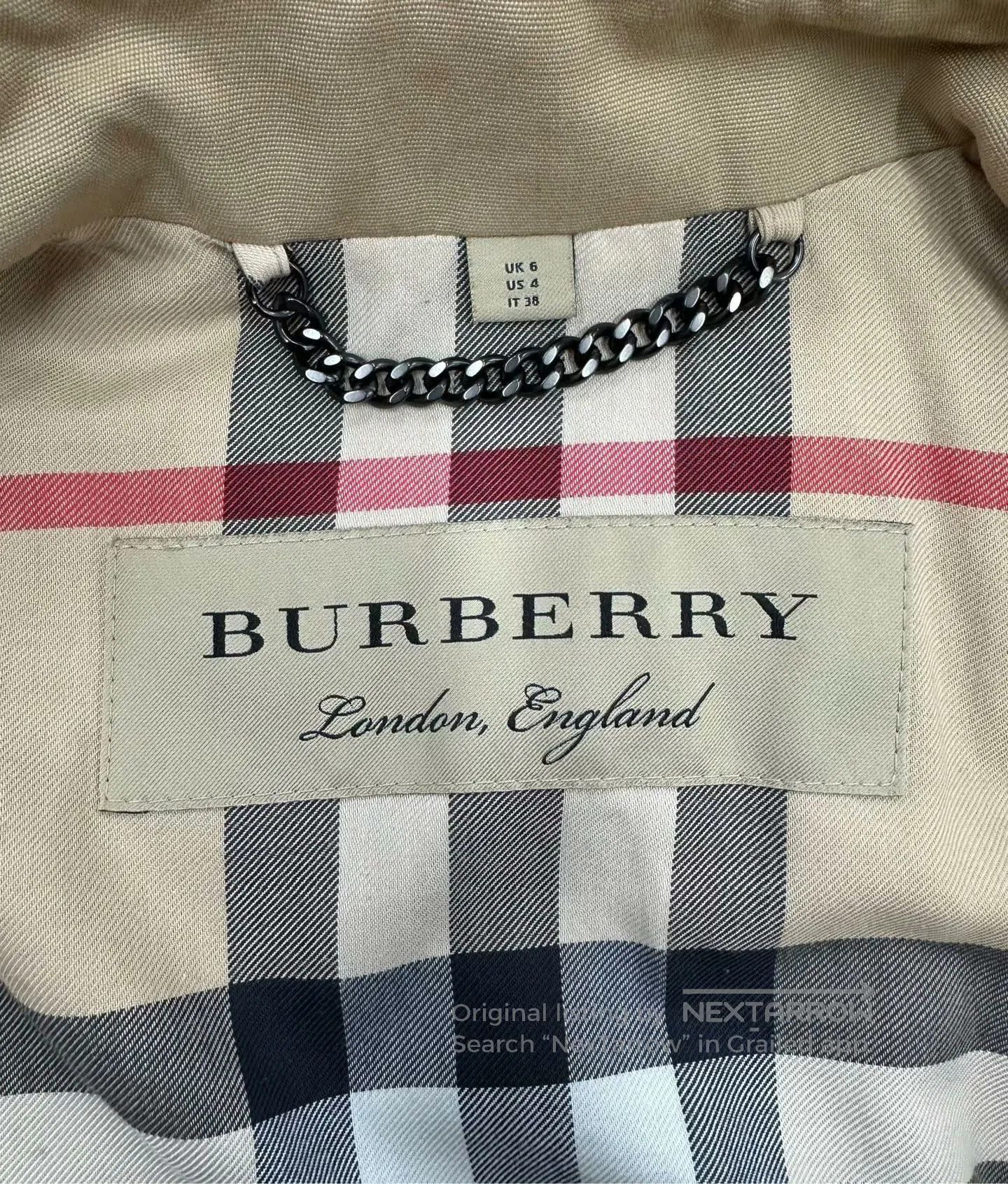 Burberry Burberry Classic Khaki Double-Breasted Lined Plaid Trench Size XS / US 0-2 / IT 36-38 - 3 Thumbnail