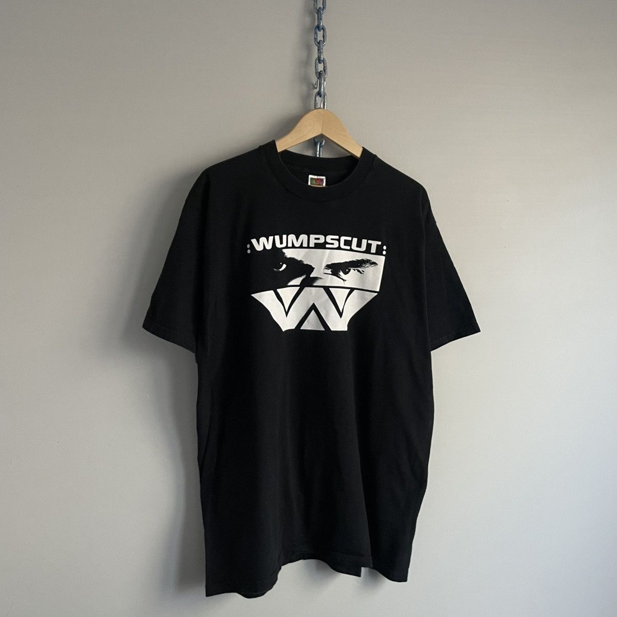 Fruit Of The Loom Vintage 90s Early 00s Wumpscut Rock Band Shirt Size US XL / EU 56 / 4 - 1 Thumbnail