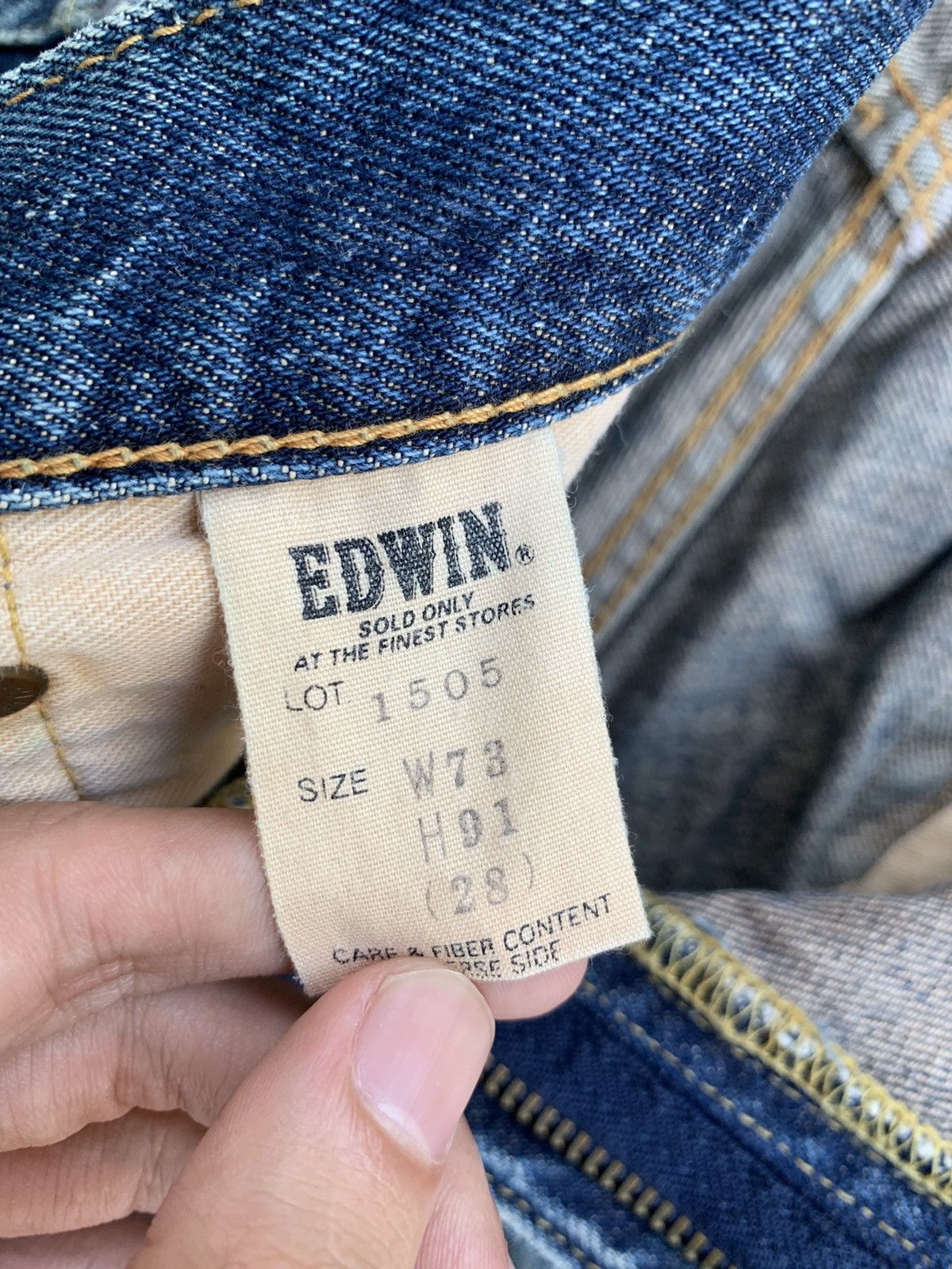Edwin × If Six Was Nine Vintage Distressed Edwin 505 Redline Selvedge Denim Size US 27 - 13 Thumbnail