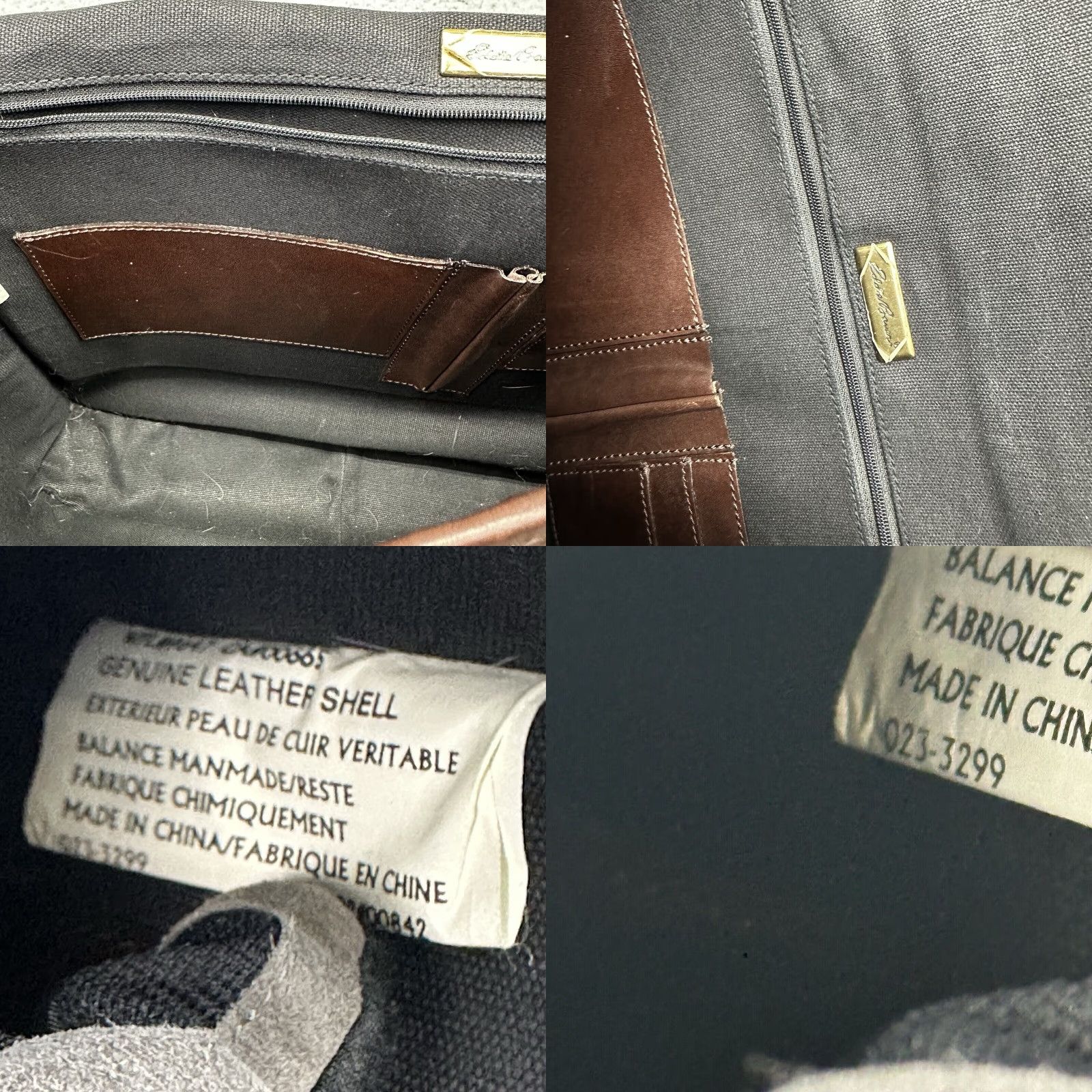 Eddie Bauer Eddie Bauer Genuine Leather Shell Mahogany Briefcase Bag 023-3299 Messenger Bag Mens Briefcase Leather Bag Size ONE SIZE - 10 Thumbnail