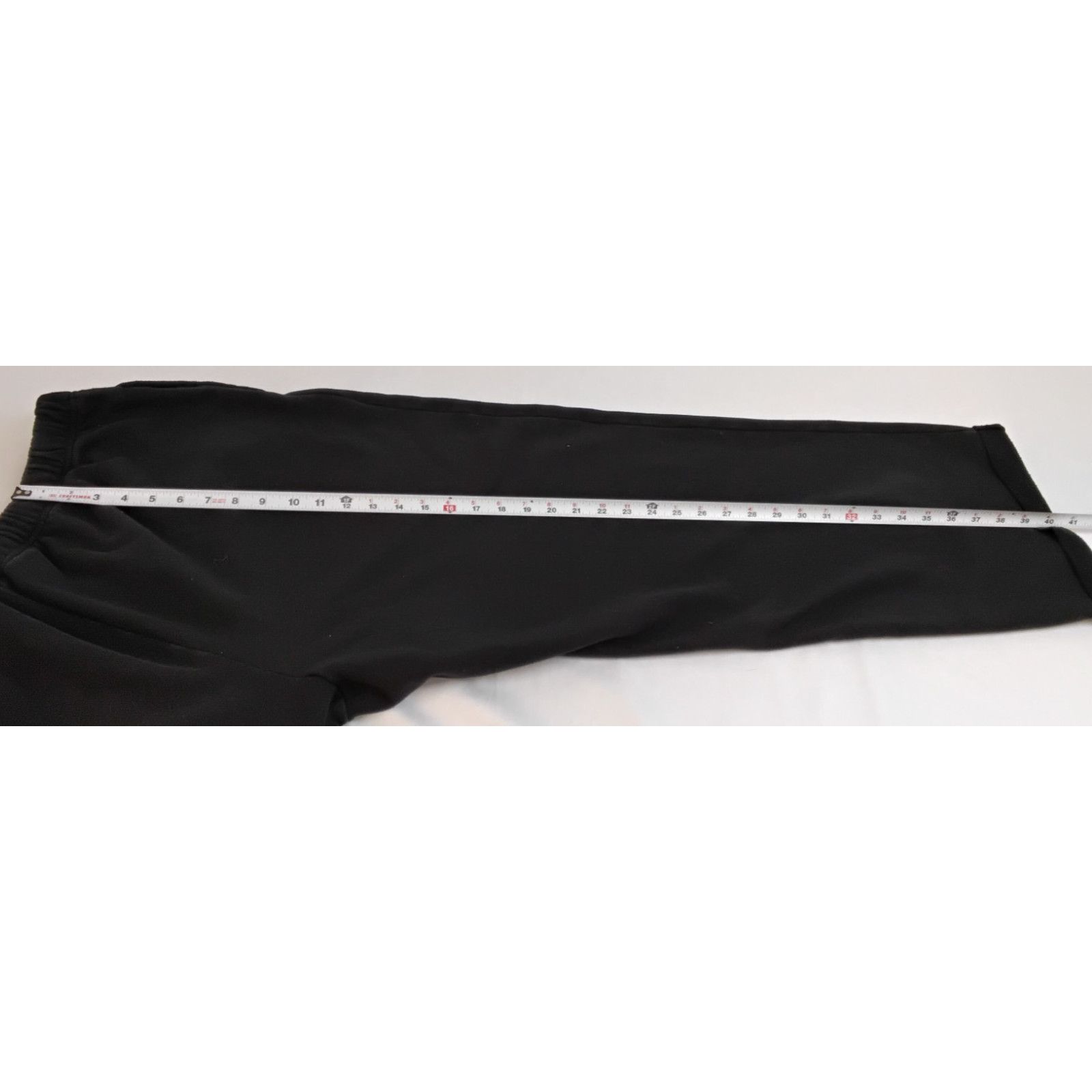 SKIMS Skims Sweatpants Oversize Wide Leg Women's XL Black Cotton Size 36" / US 14 / IT 50 - 16 Thumbnail