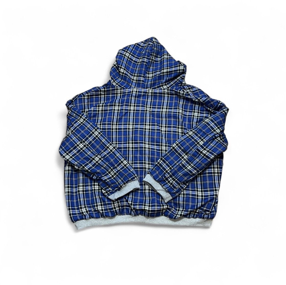 Other Double Side Zip Hoodie Blue Gray Casual Streetwear Baggy Size US XL / EU 56 / 4 - 6 Thumbnail