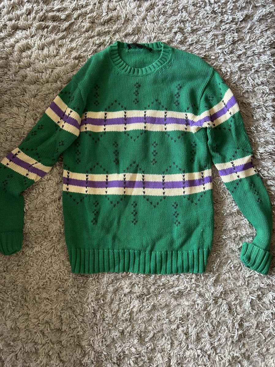 Marc by Marc Jacobs Marc Jacobs Green and Blue Knit Size US M / EU 48-50 / 2 - 1 Thumbnail