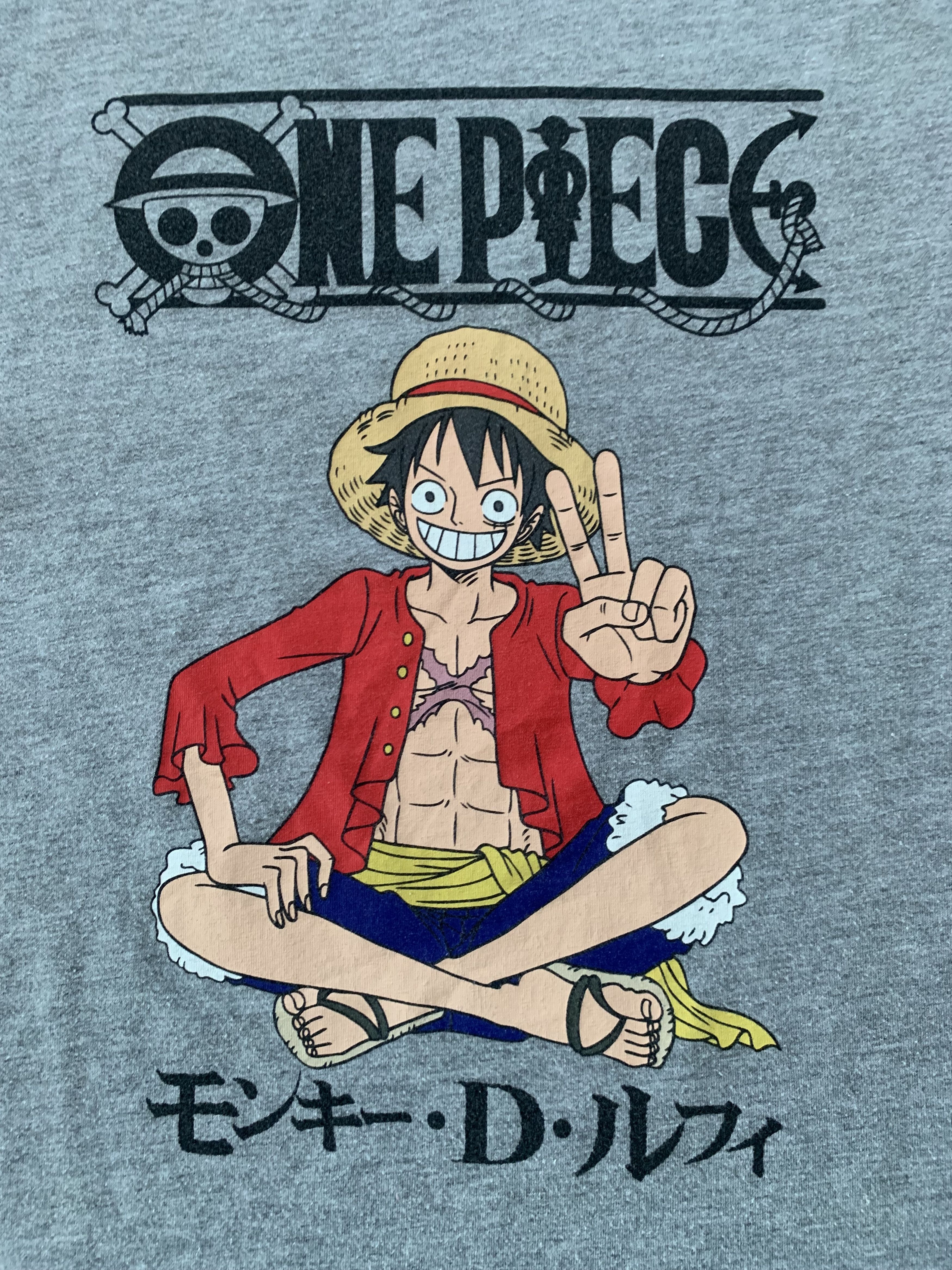 Anime Bioworld Anime One Piece Luffy Sitting T Shirt Size US M / EU 48-50 / 2 - 4 Thumbnail