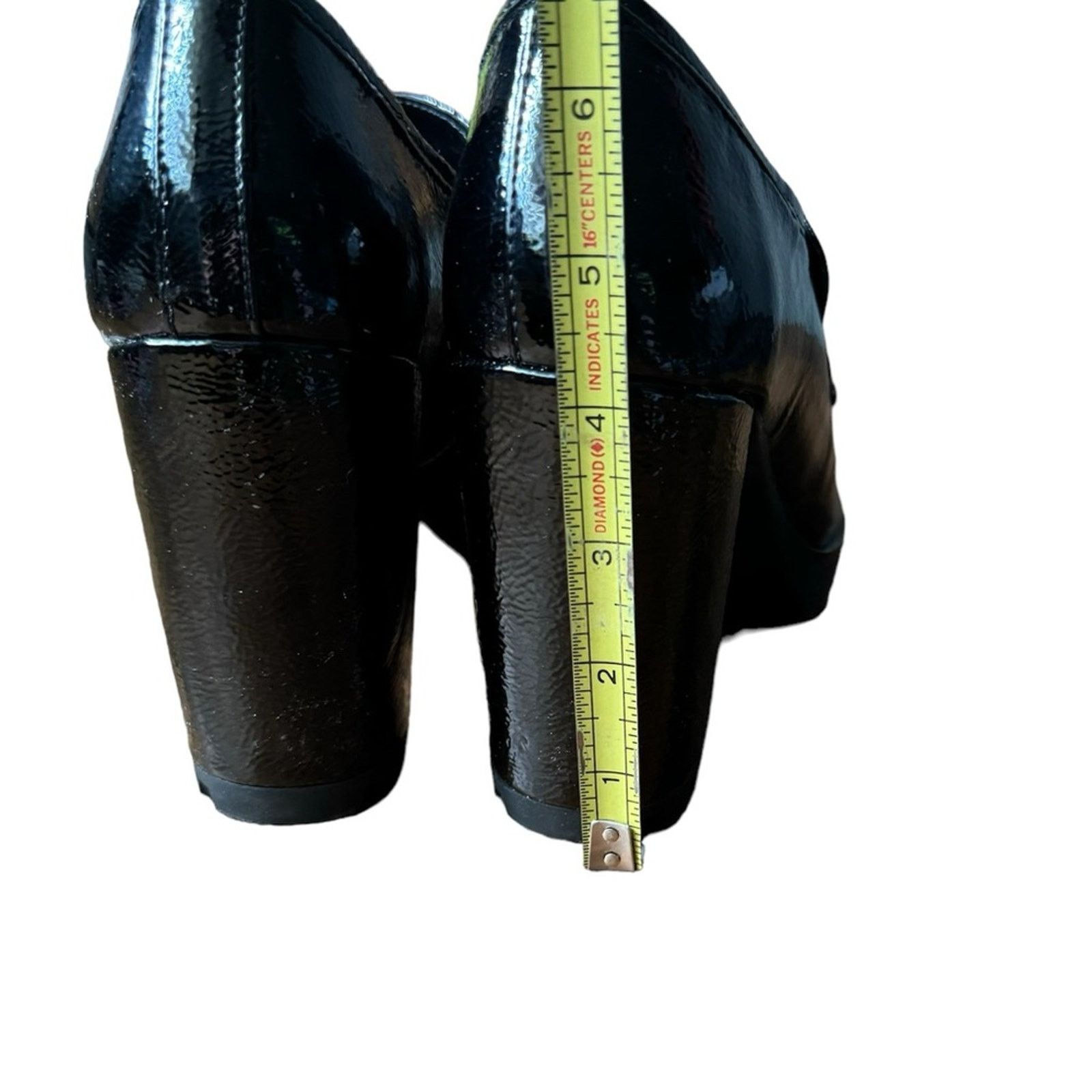 Kenneth Cole Kenneth Cole Women's Black Leather Justin Lug Loafer Pumps Size US 8.5 / IT 38.5 - 5 Thumbnail