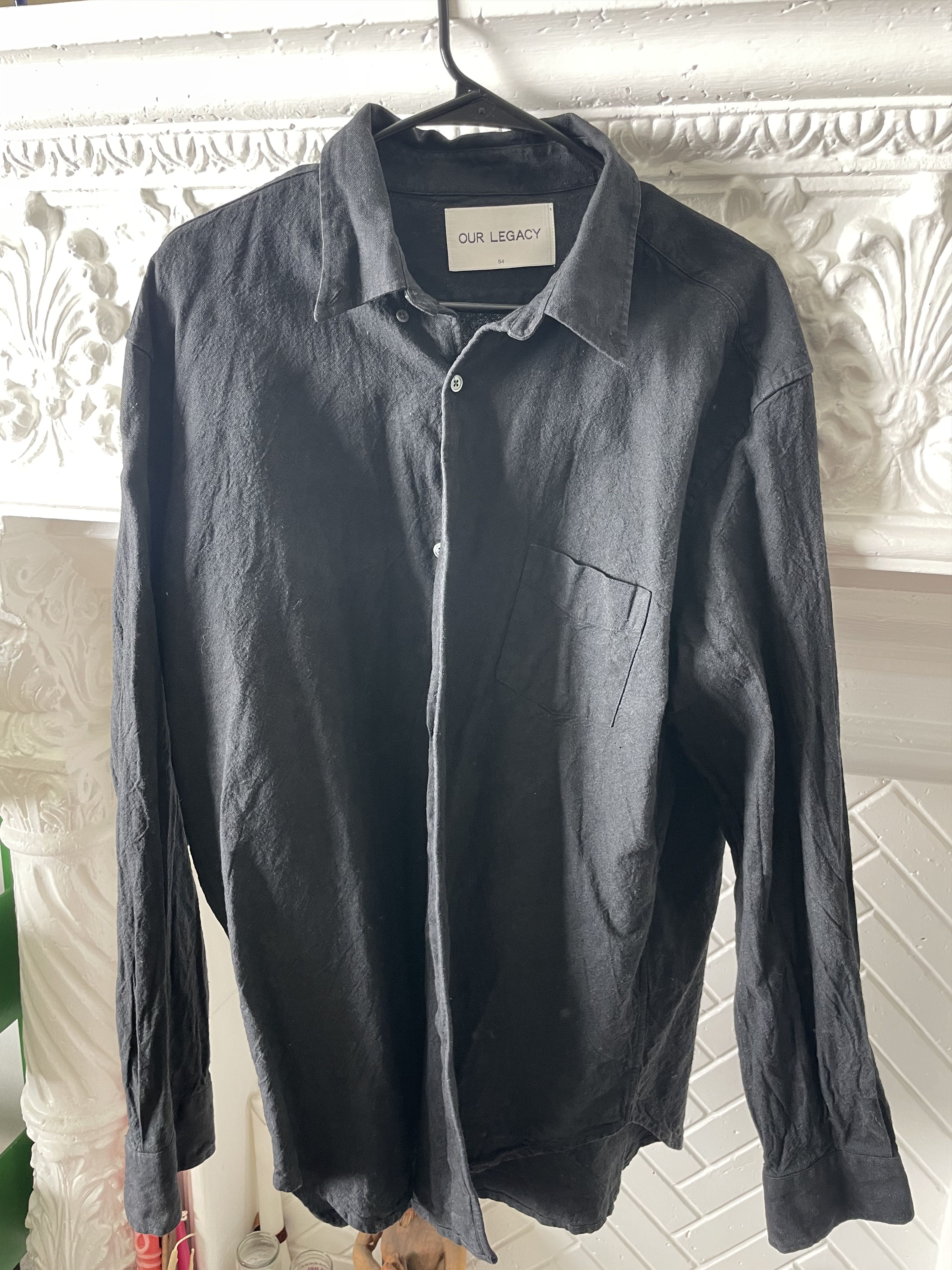 Our Legacy Long Sleeve Black Oxford Size US L / EU 52-54 / 3 - 1 Thumbnail
