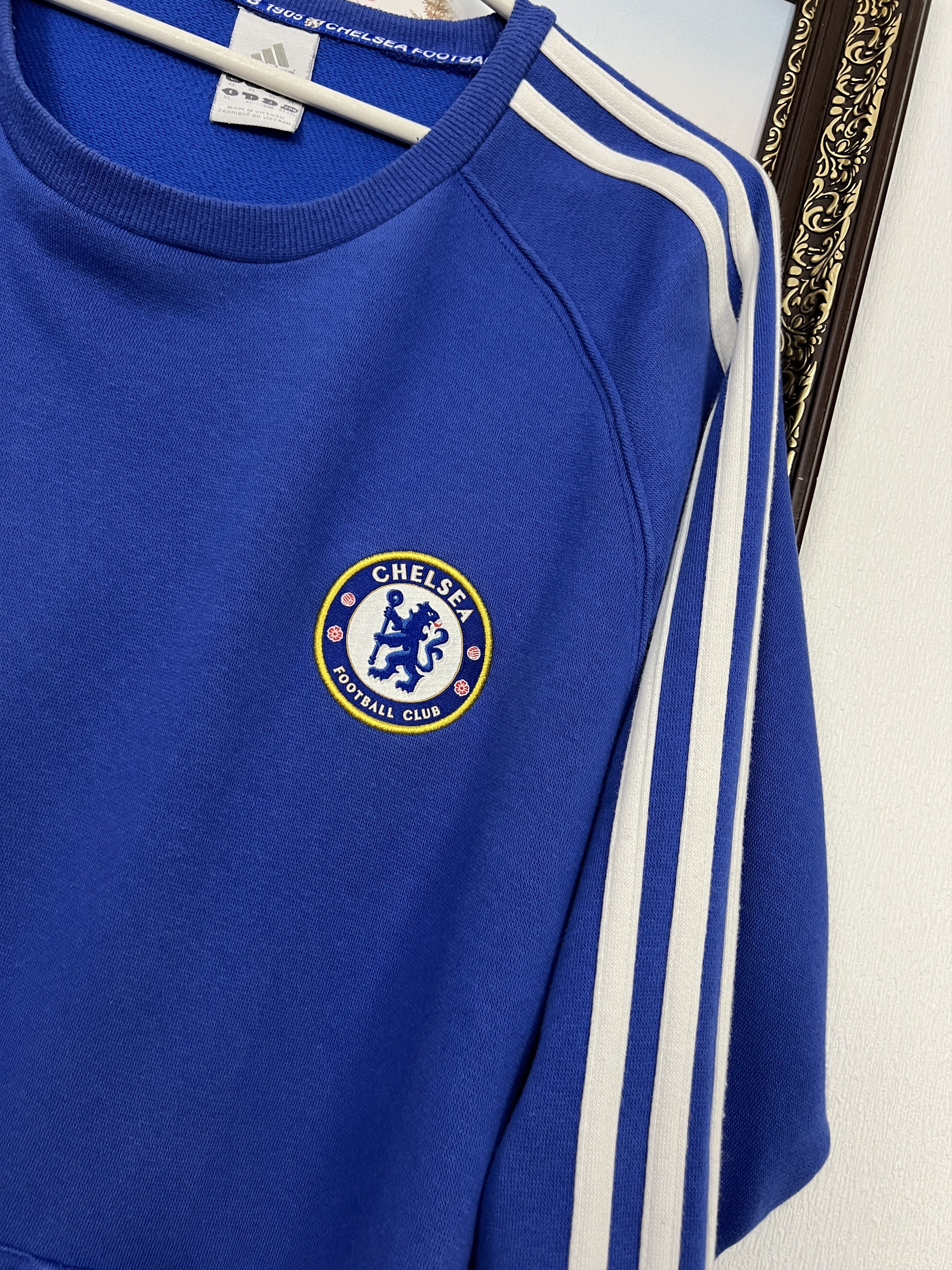 Adidas Vintage Adidas Chelsea Football Blue Sweatshirt Soccer Size US XL / EU 56 / 4 - 3 Thumbnail