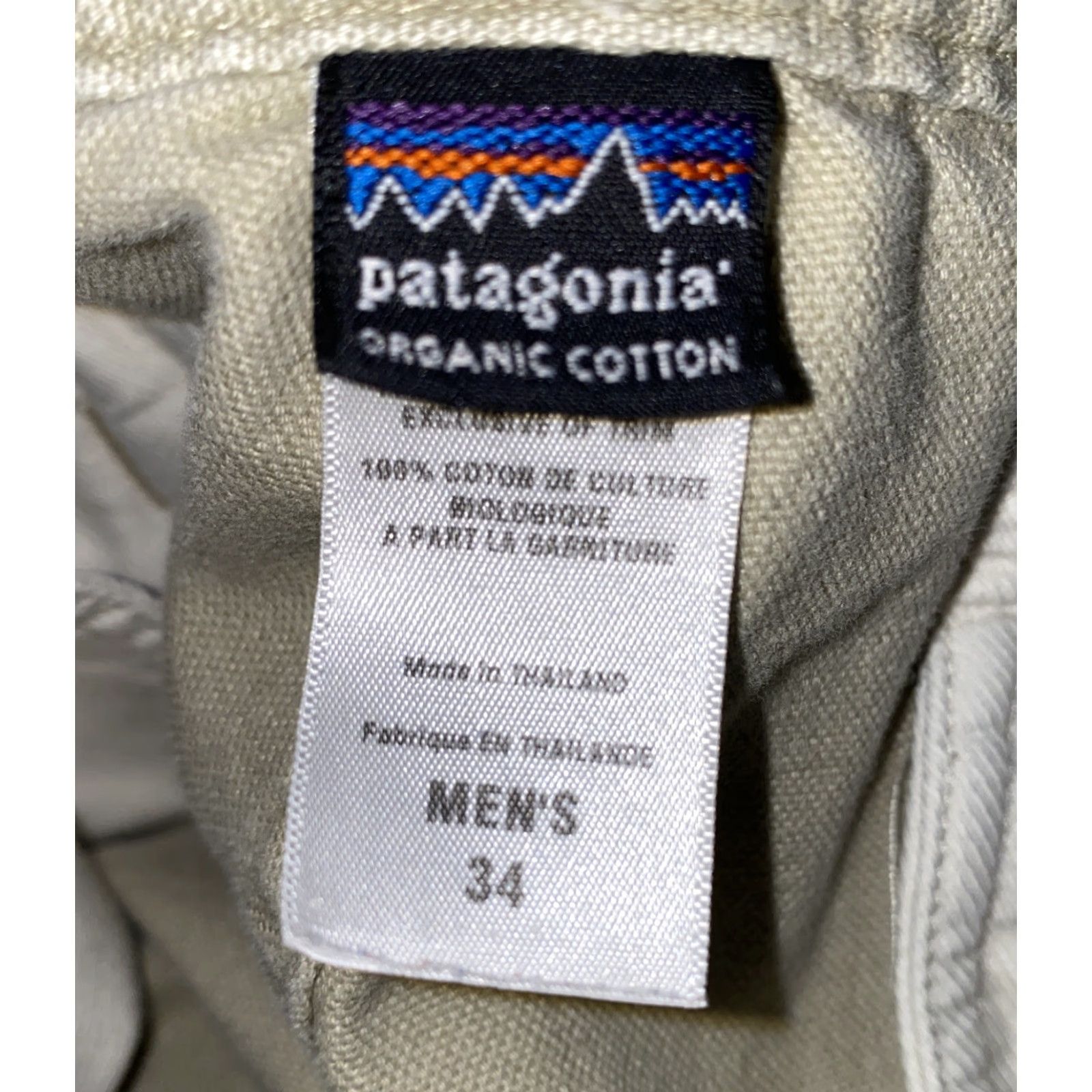 Patagonia Patagonia Pants Mens Beige Zip Fly Casual 34x28 Regular Cotton Size US 34 / EU 50 - 5 Thumbnail