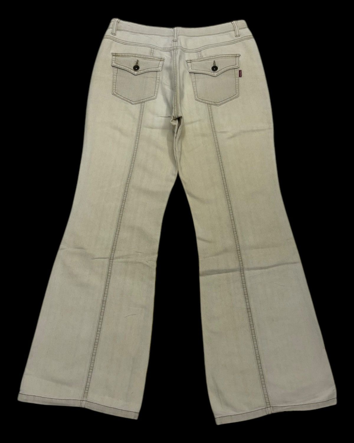 Hysteric Glamour × Japanese Brand HYSTERIC GLAMOUR STYLE FACILE FLARED COTTON PANTS Size US 29 - 2 Thumbnail