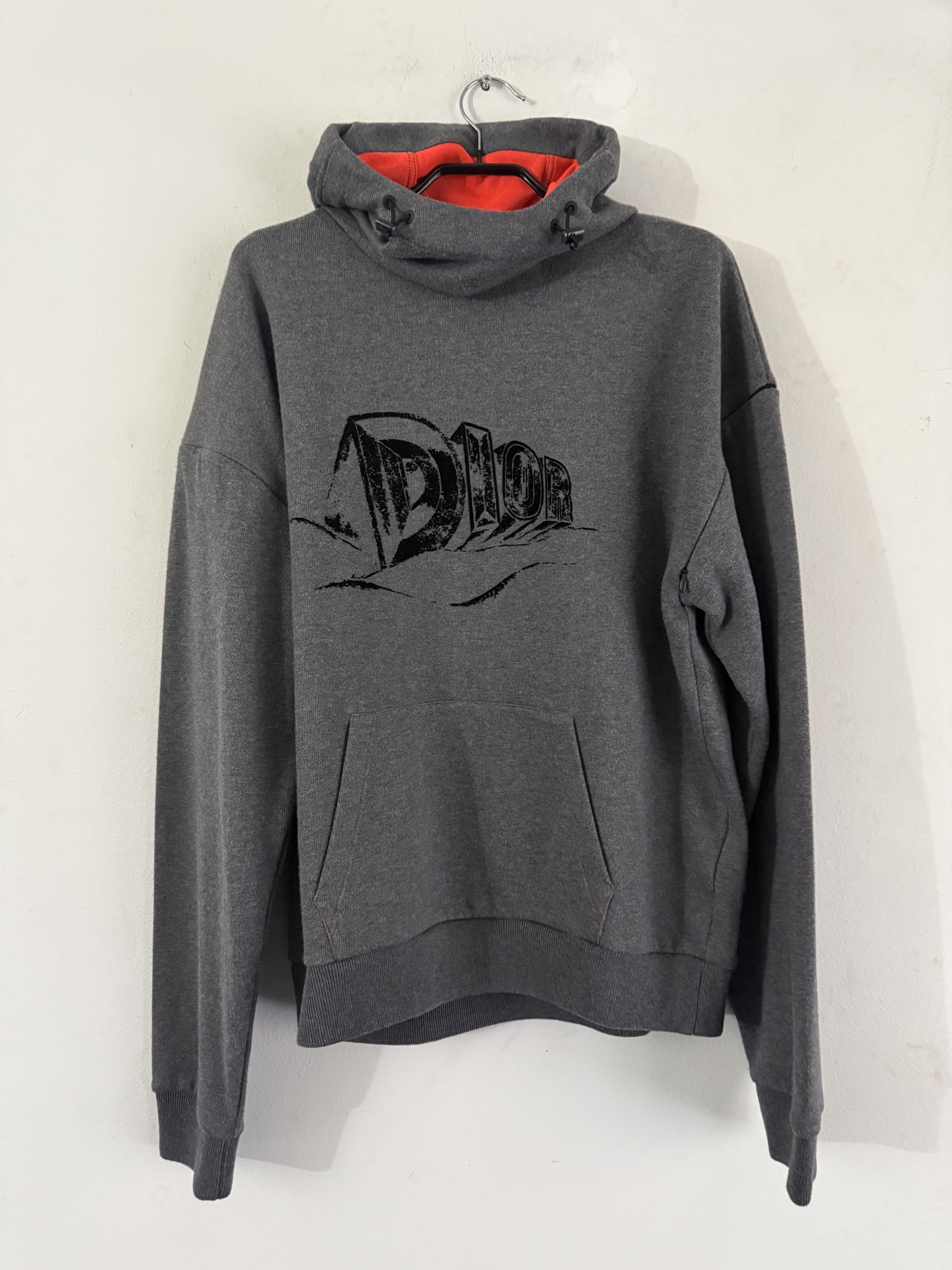 Dior Logo Hooded Sweatshirt Detachable Sleeves Size US L / EU 52-54 / 3 - 3 Thumbnail