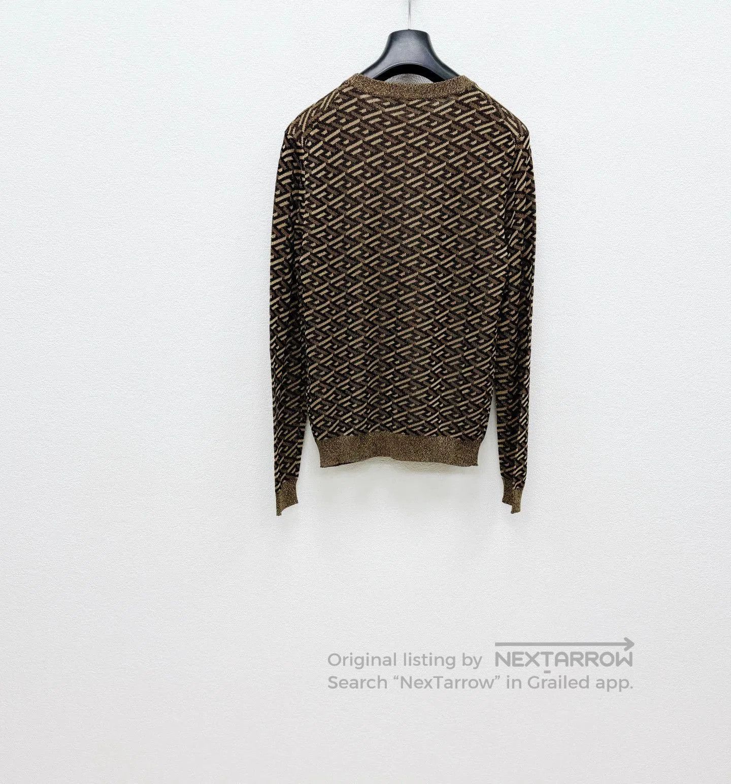 Versace VERSACE Embroidered Knit Sweater. Size US S / EU 44-46 / 1 - 2 Thumbnail